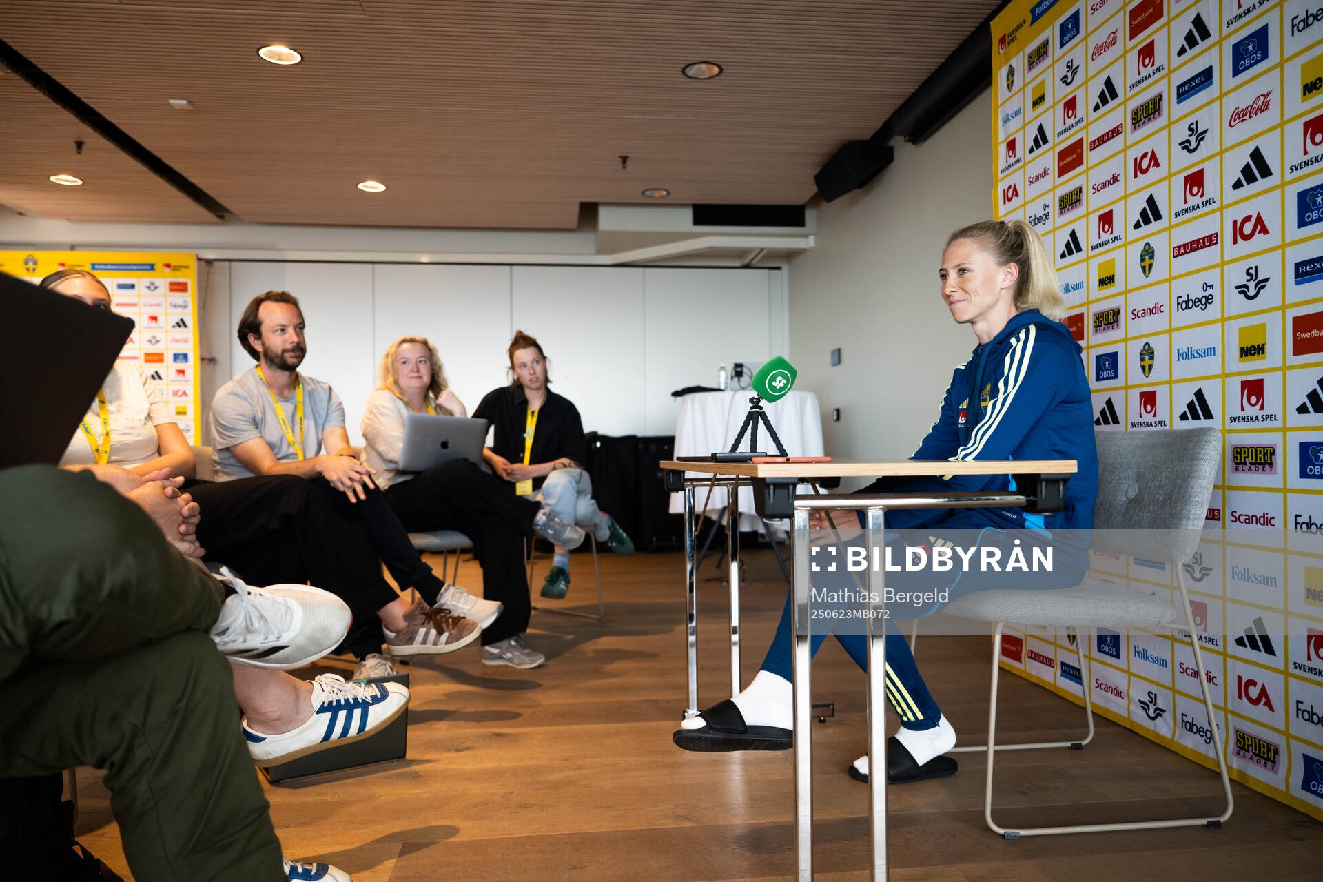 Rebecka Blomqvist of the Swedish women’s national