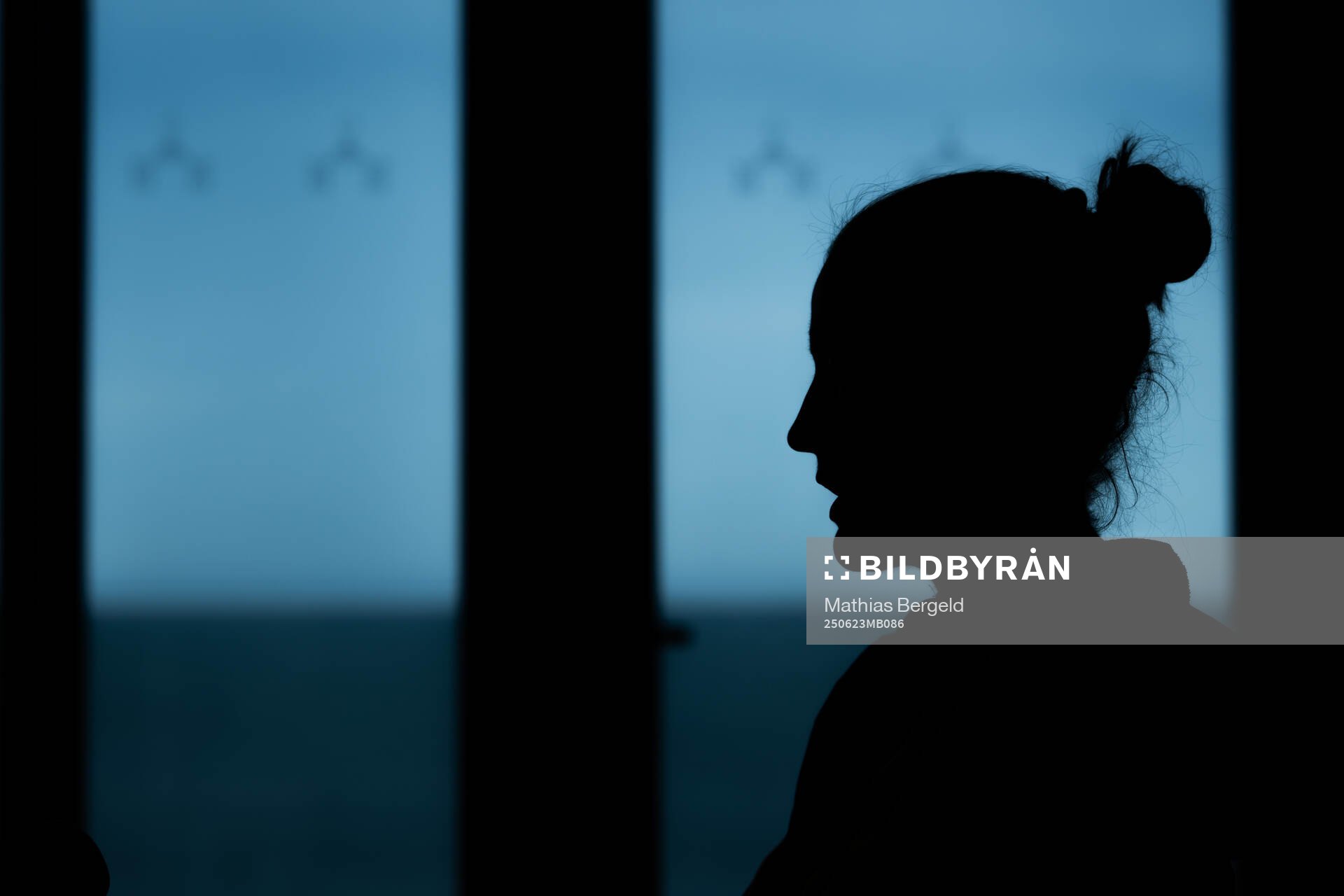 Silhouette of Filippa Angeldahl of the Swedish women’s