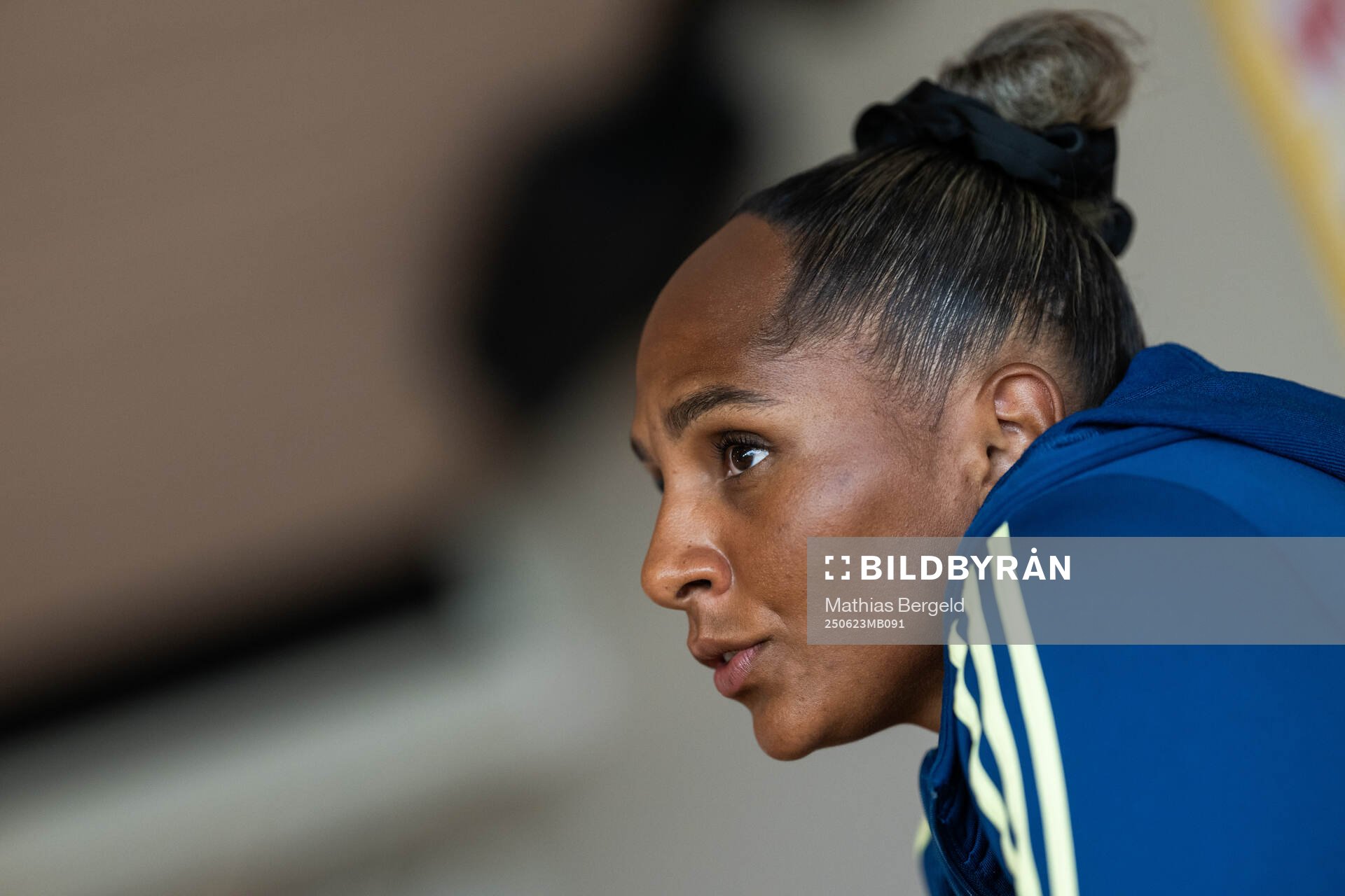 Madelen Janogy of the Swedish women’s national football