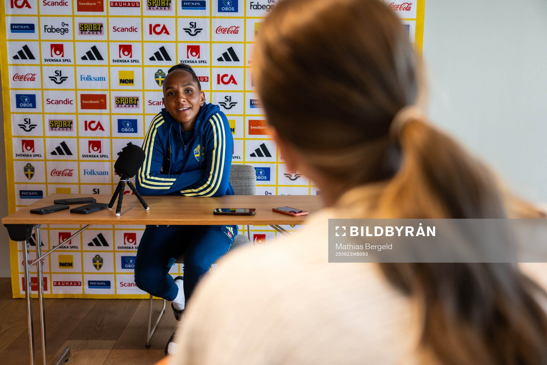 Madelen Janogy of the Swedish women’s national football