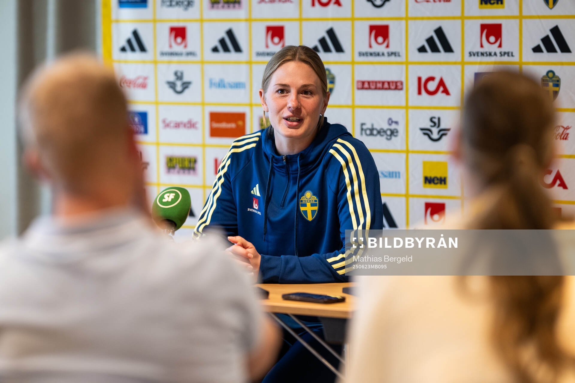 Goalkeeper Tove Enblom of the Swedish women’s national