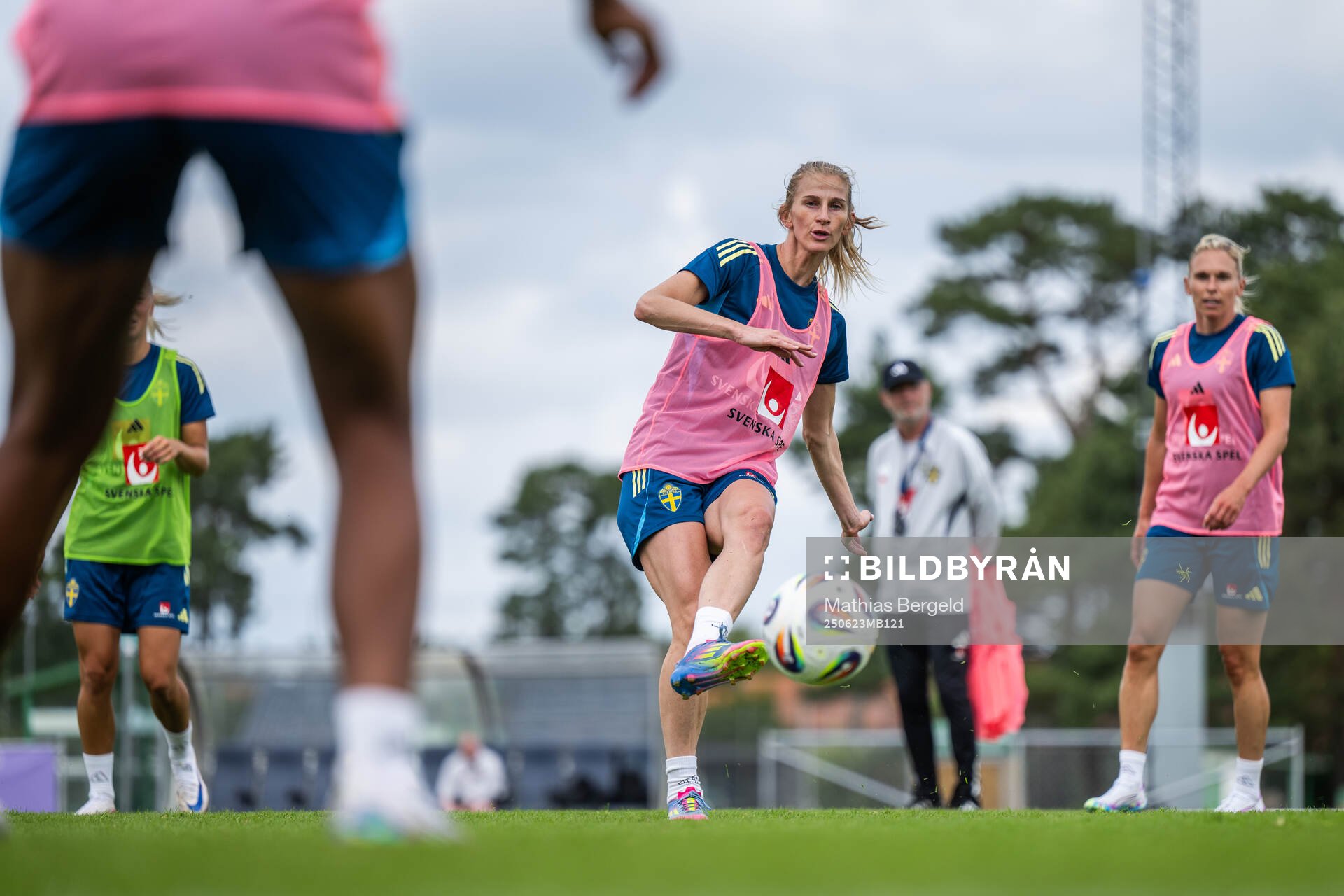 Sofia Jakobsson of the Swedish women’s national football