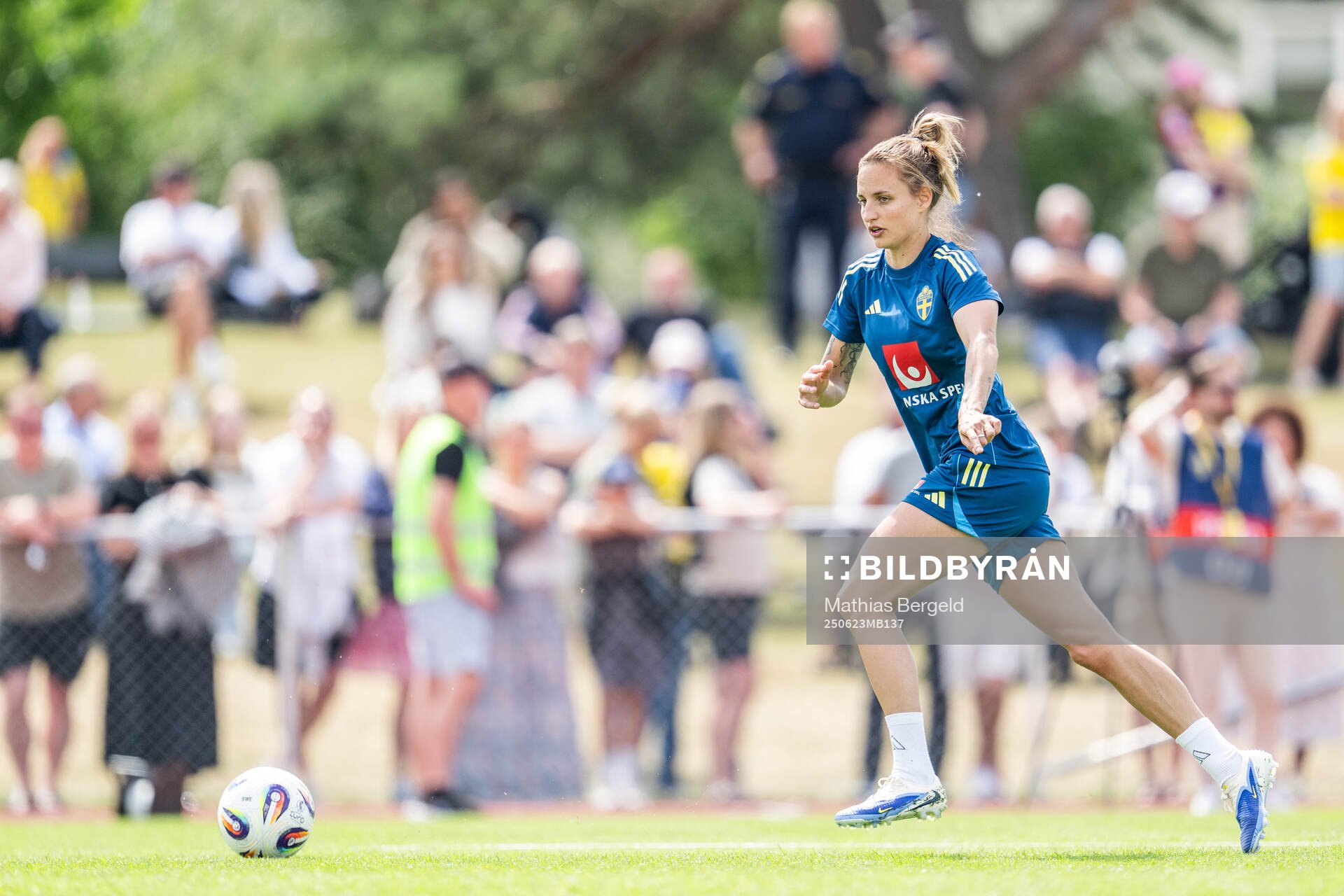 Nathalie Björn of the Swedish women’s national football