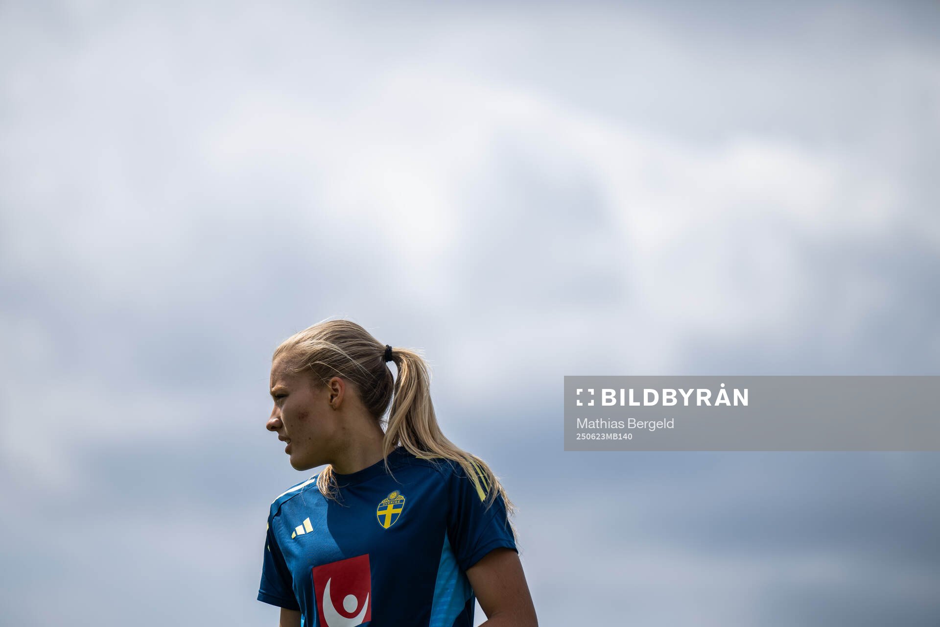 Smilla Holmberg of the Swedish women’s national football