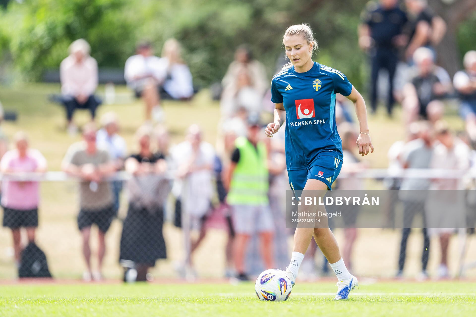 Amanda Nildén of the Swedish women’s national football