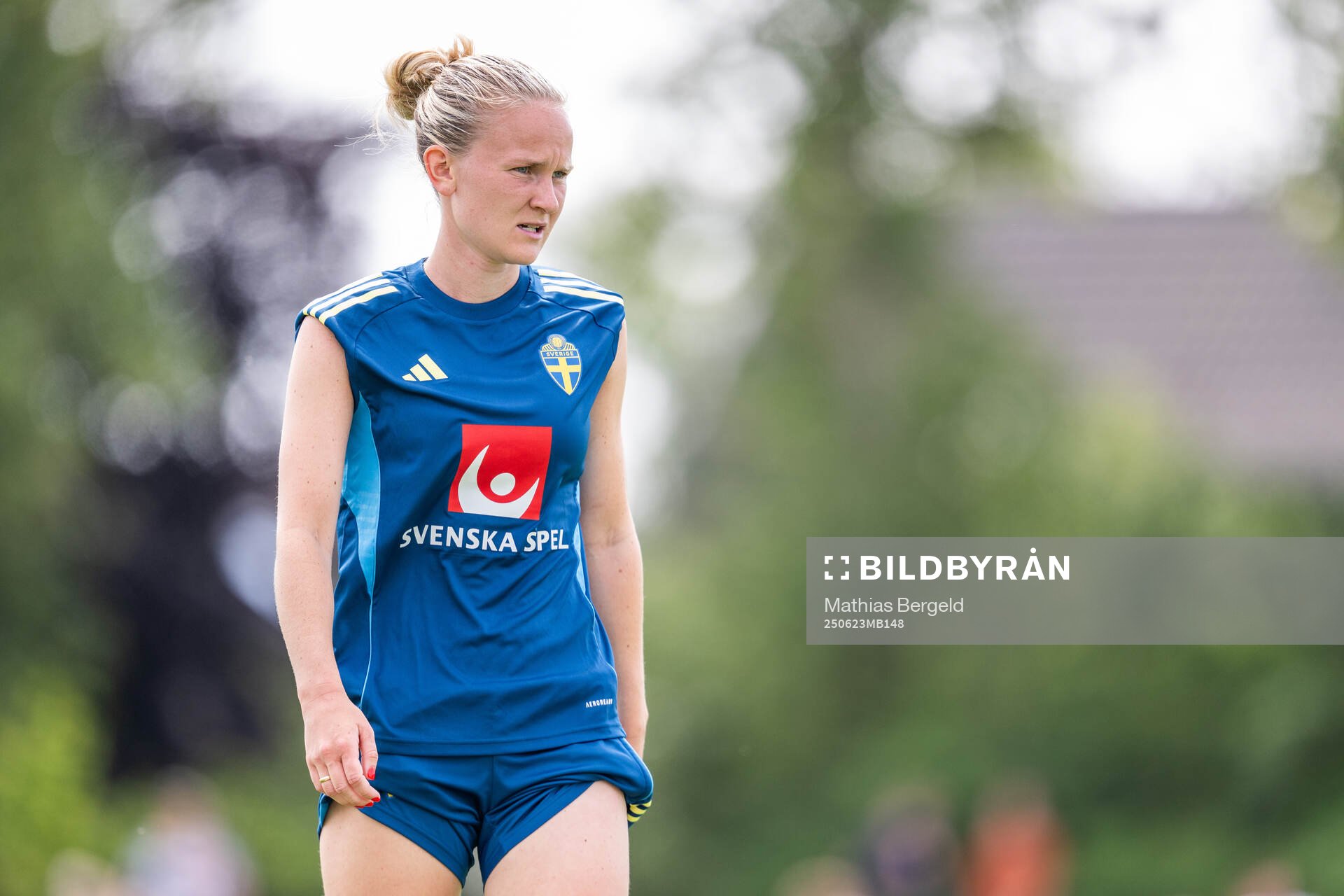Matilda Vinberg of the Swedish women’s national football