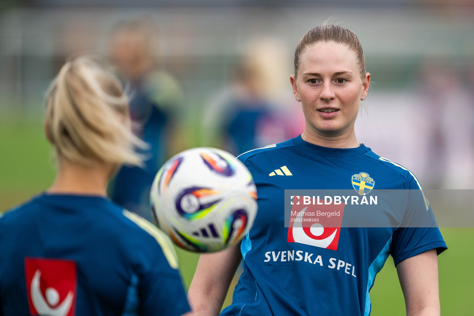Goalkeeper Tove Enblom of the Swedish women’s national