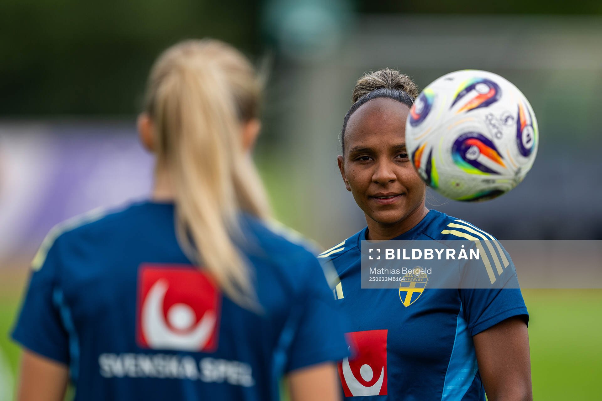 Madelen Janogy of the Swedish women’s national football