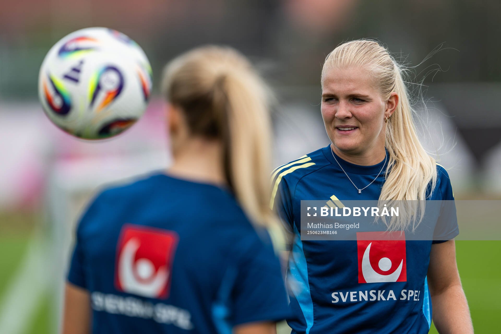 Goalkeeper Emma Holmgren of the Swedish women’s national
