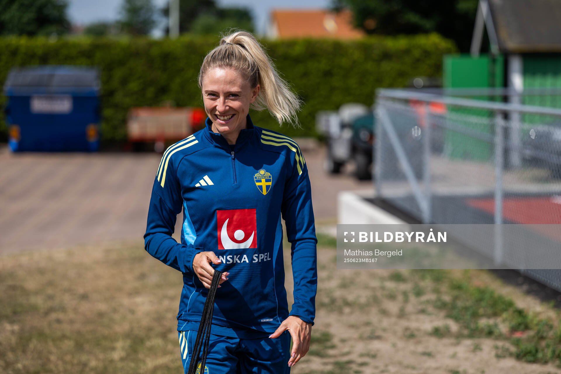 Rebecka Blomqvist of the Swedish women’s national