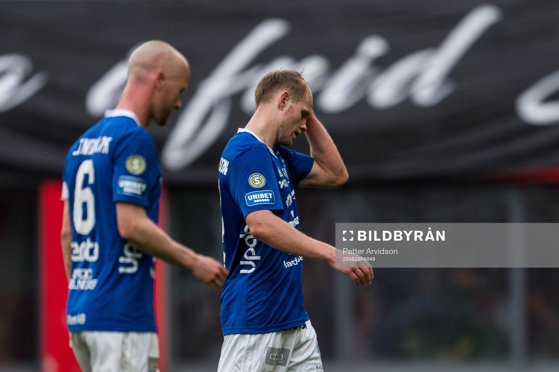 Umeå FCs Eythor Martin Björgolfsson deppar
