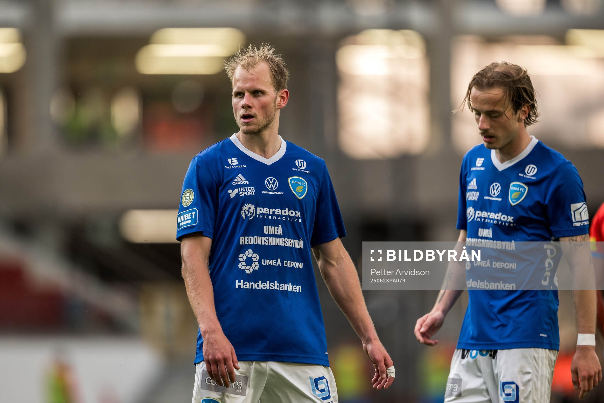 Umeå FCs Eythor Martin Björgolfsson deppar