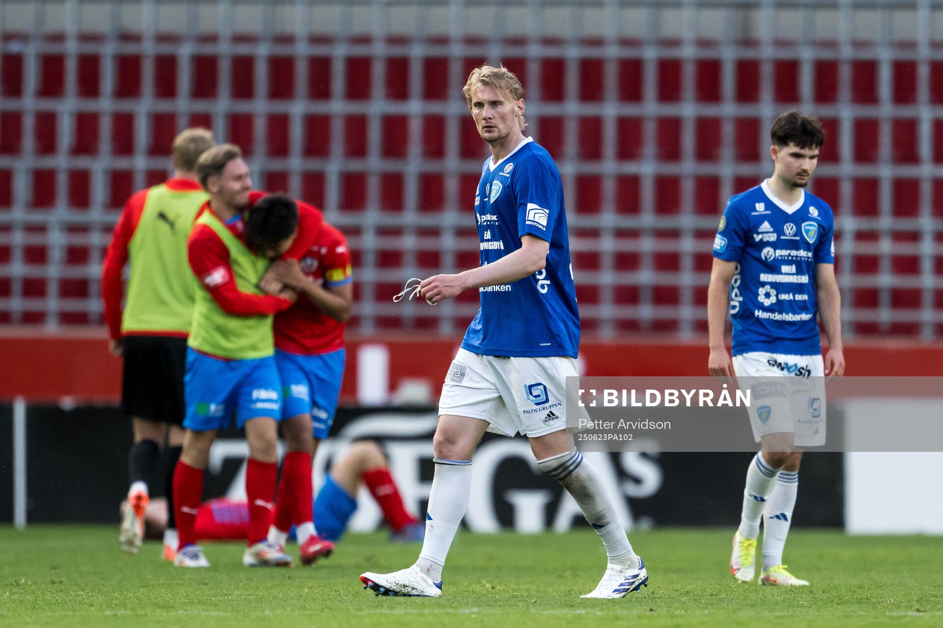 Umeå FCs Ludvig Öhman Silwerfeldt deppar