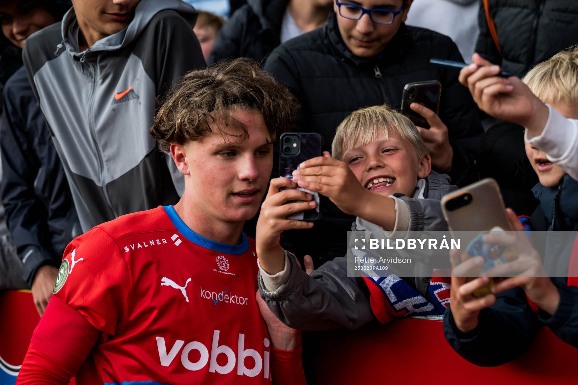 Helsingborgs Lucas Landgren Persson jublar