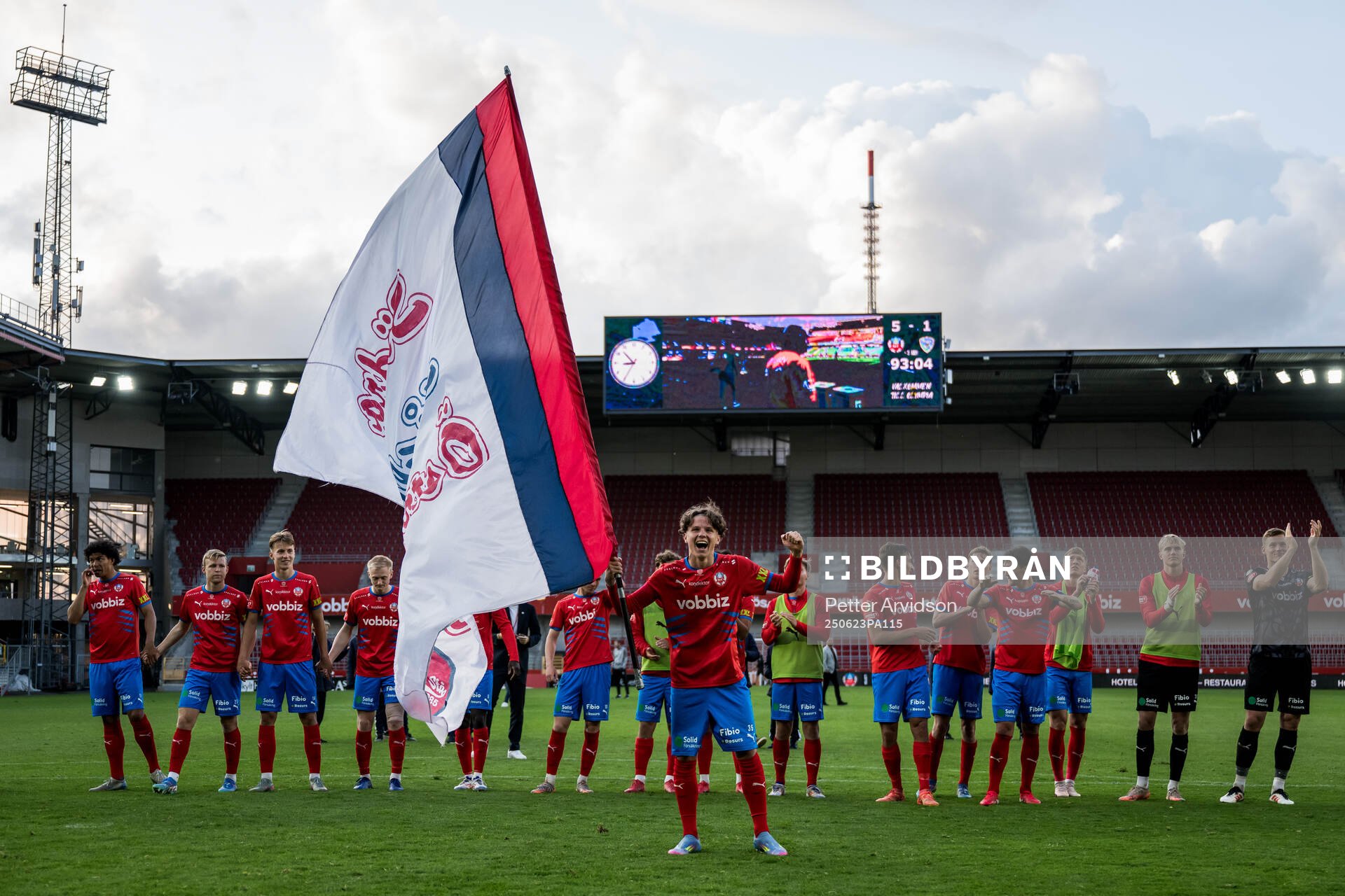 Helsingborgs Lucas Landgren Persson jublar