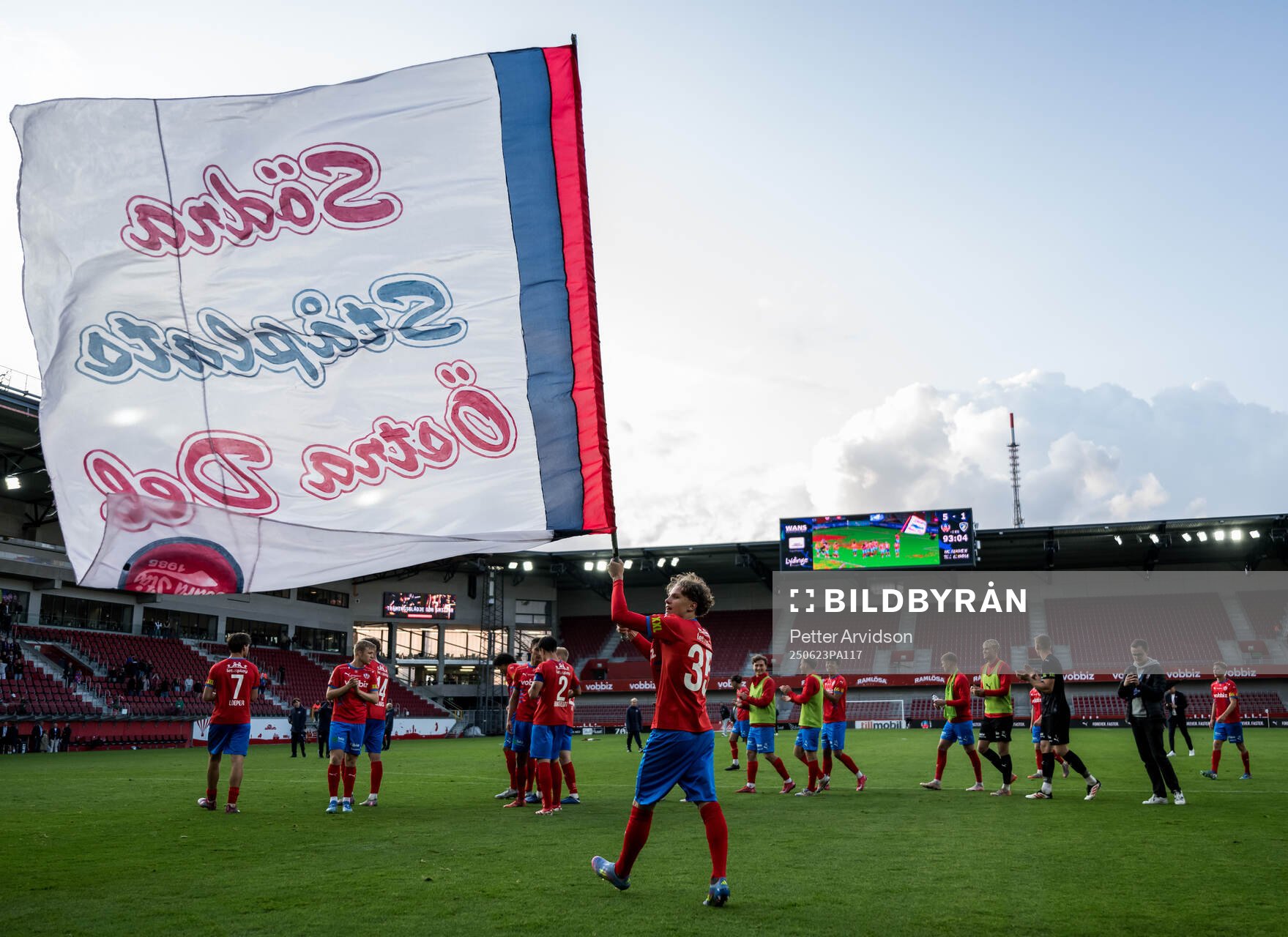 Helsingborgs Lucas Landgren Persson jublar