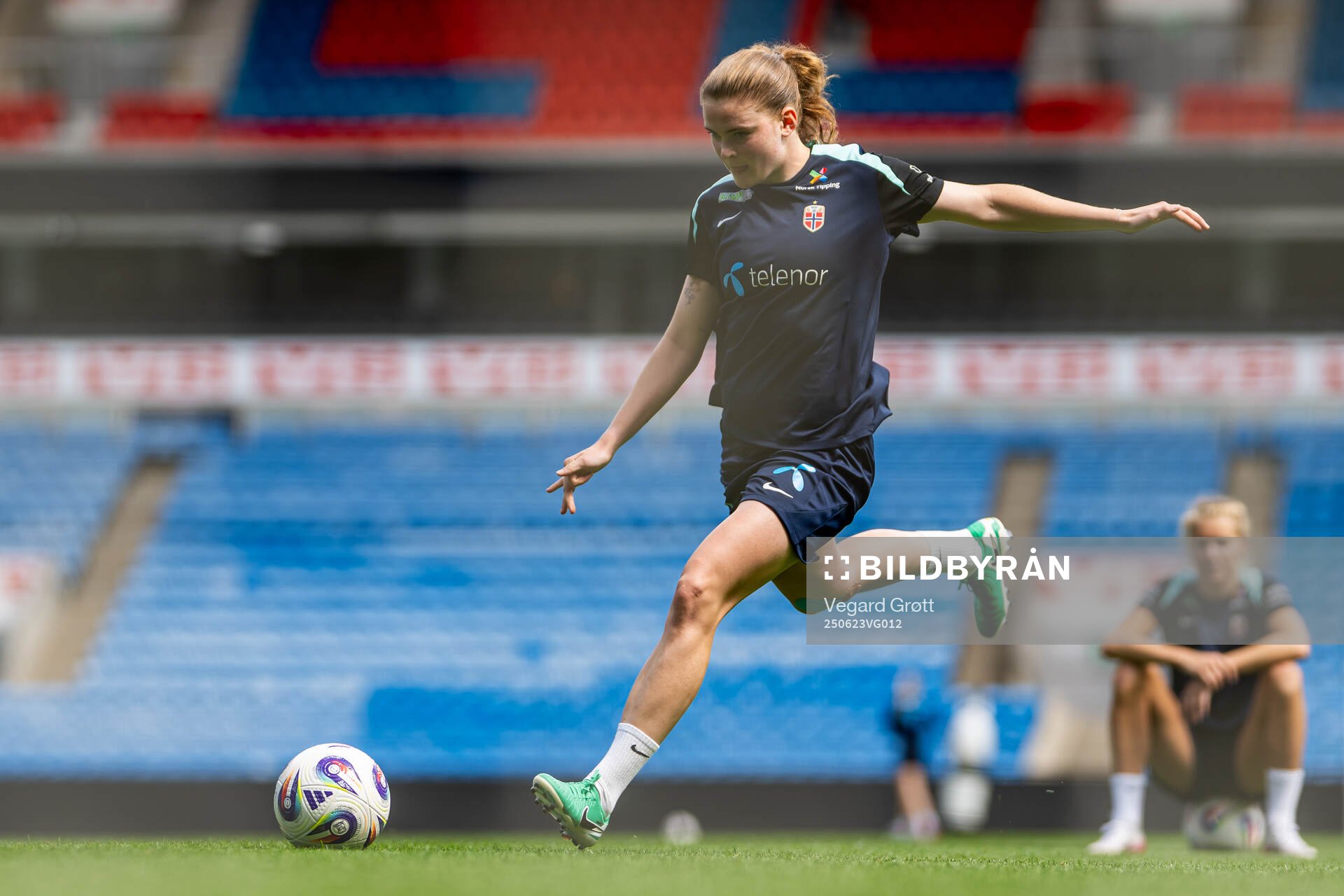 Signe Gaupset of the Norwegian women's national football