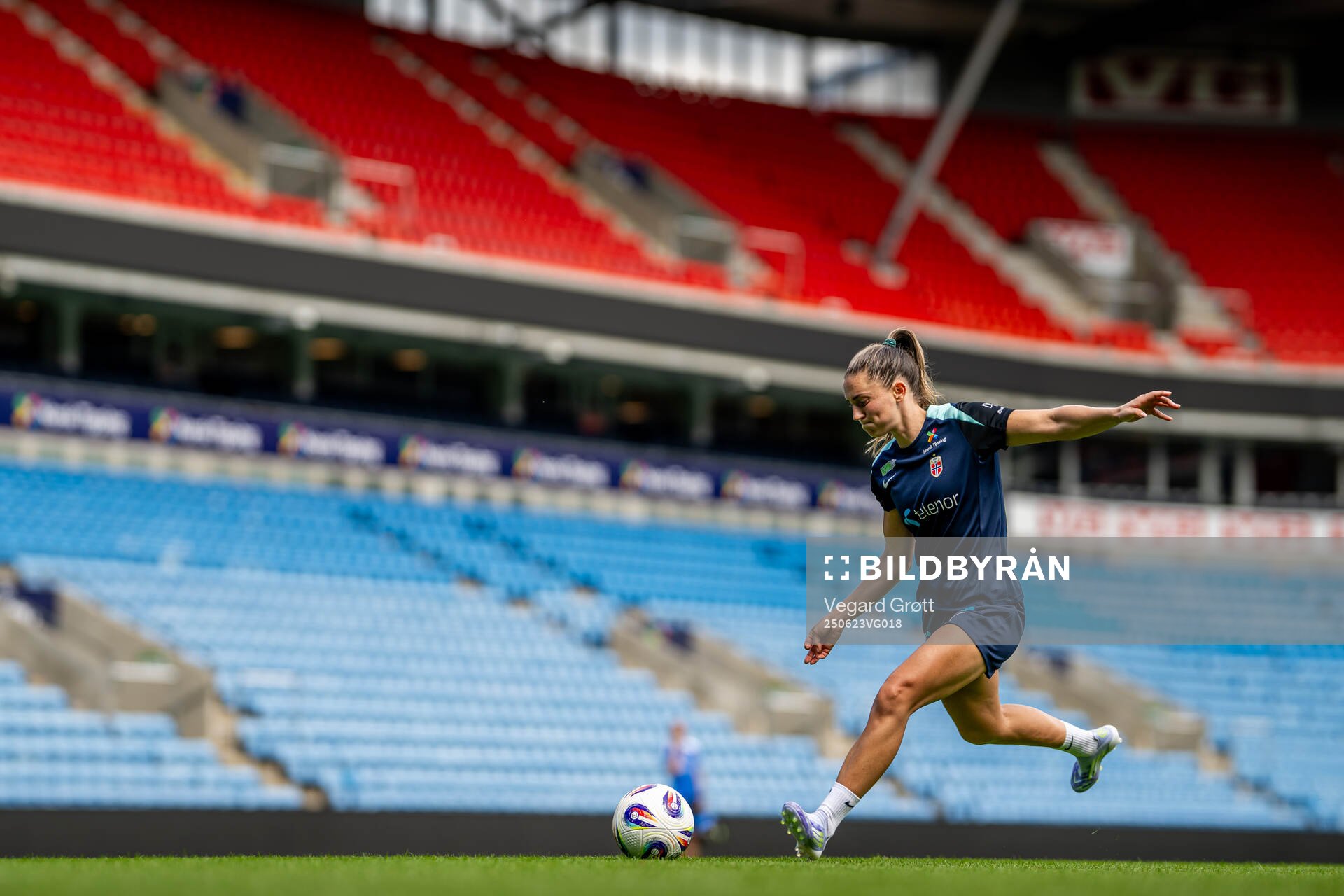 Vilde Bøe Risa of the Norwegian women's national football