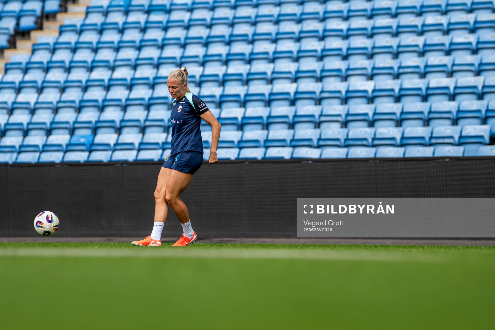Guro Bergsvand of the Norwegian women's national football