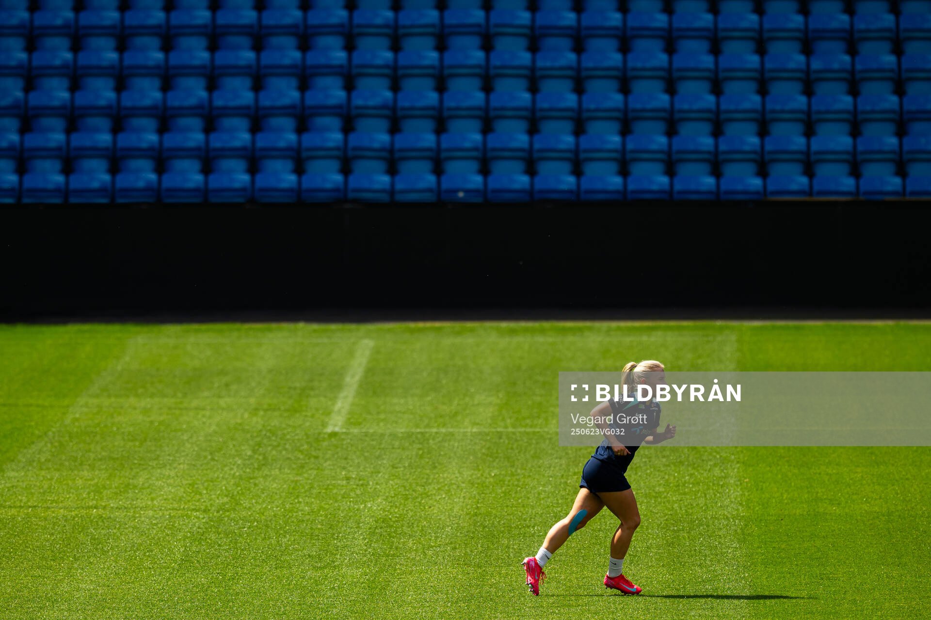Thea Bjelde of the Norwegian women's national football team