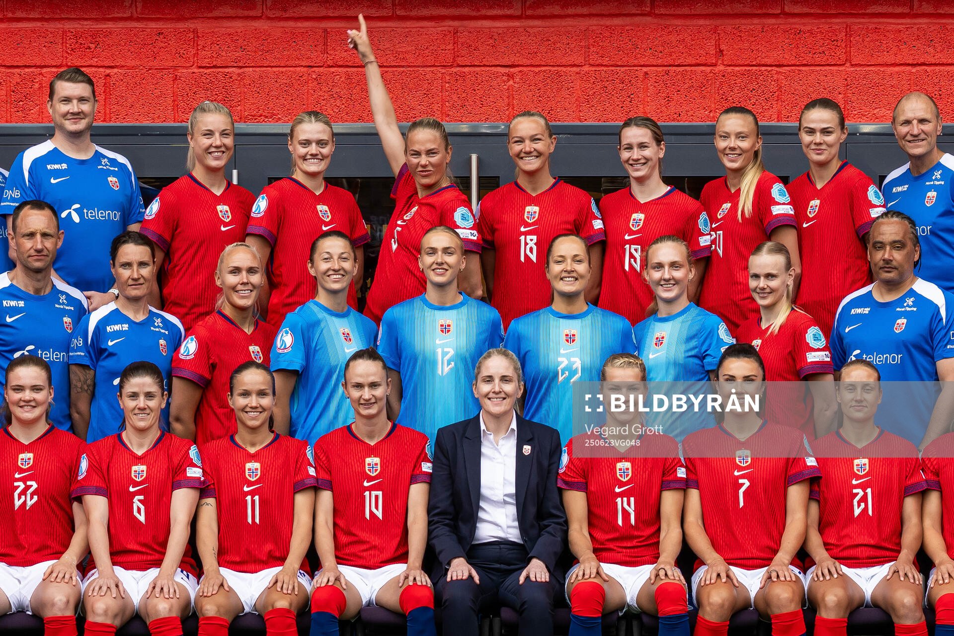 Guro Bergsvand of the Norwegian women's national football