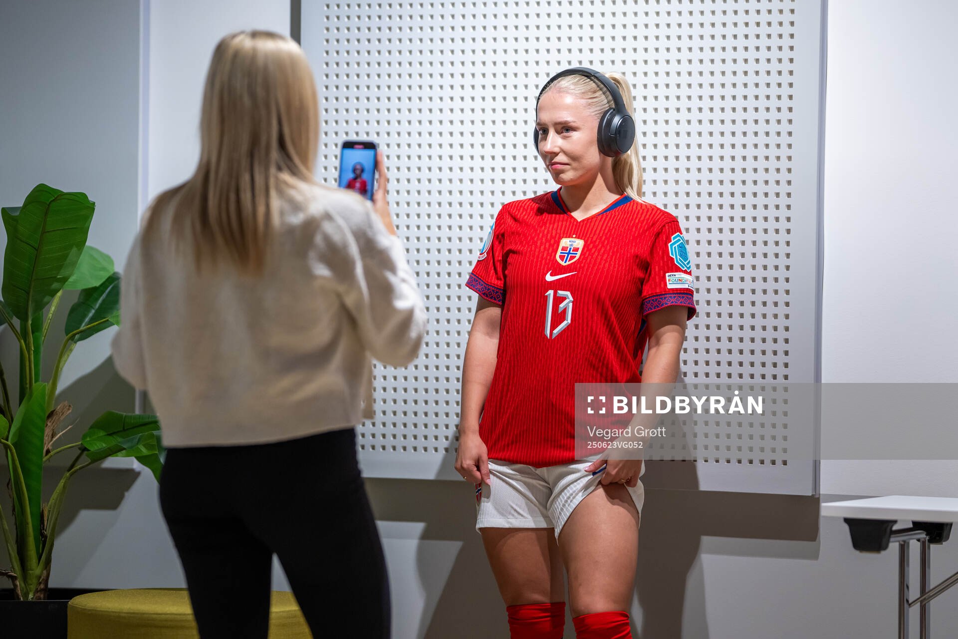 Thea Bjelde of the Norwegian women’s national football