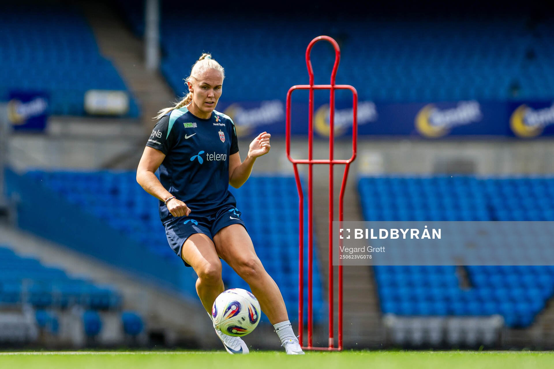Maria Thorisdottir of the Norwegian women's national