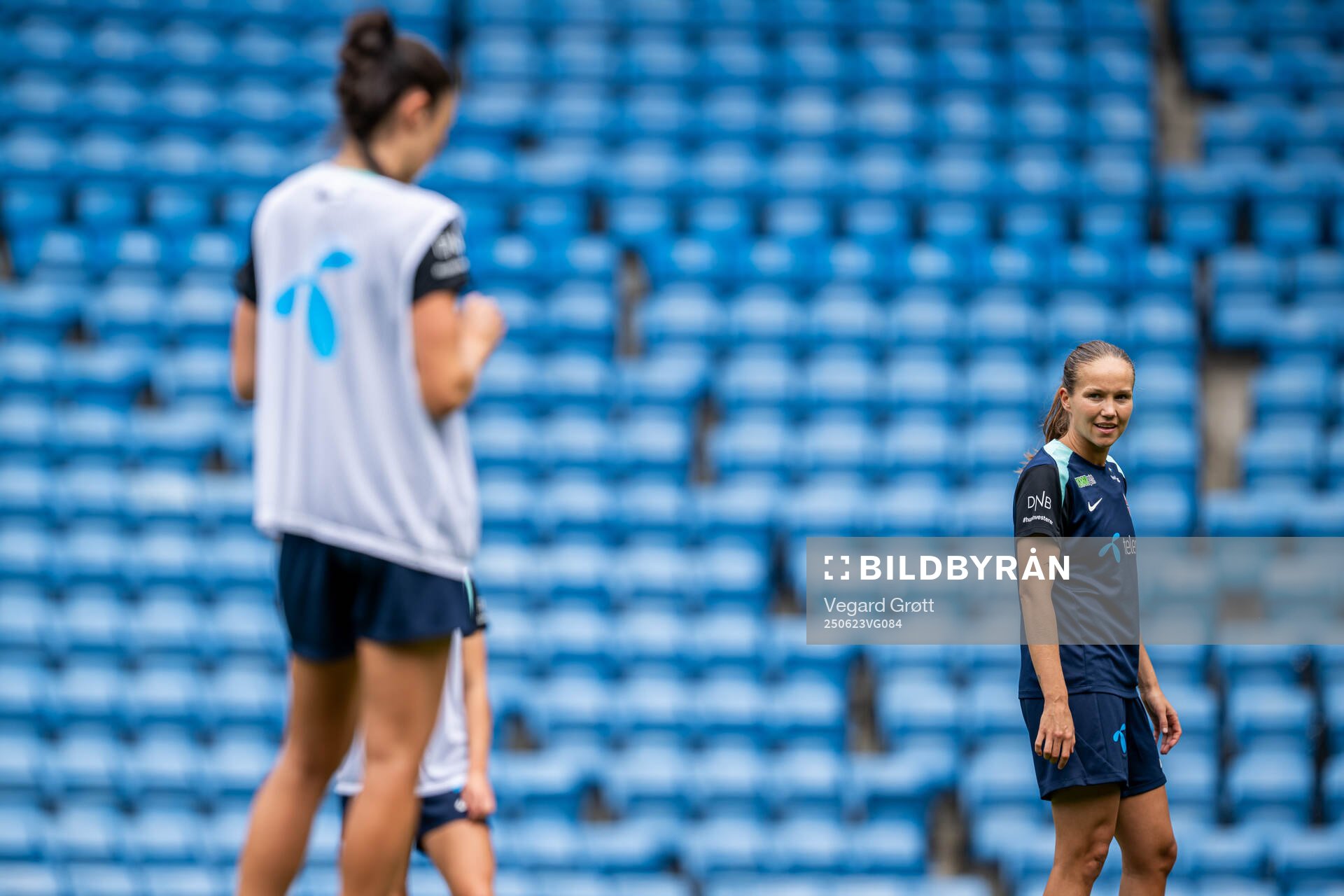 Guro Reiten of the Norwegian women's national football team