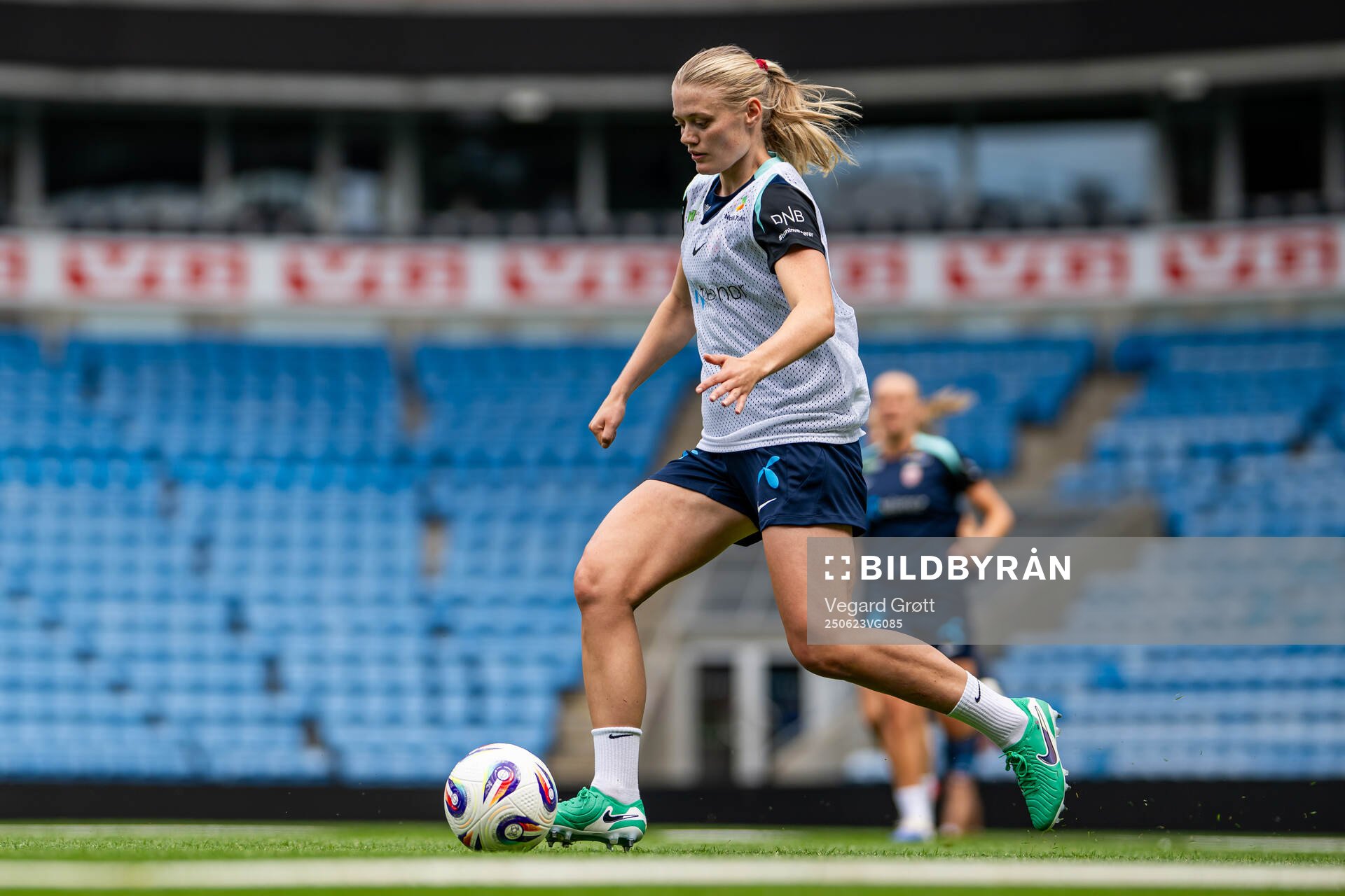 Mathilde Harviken of the Norwegian women's national