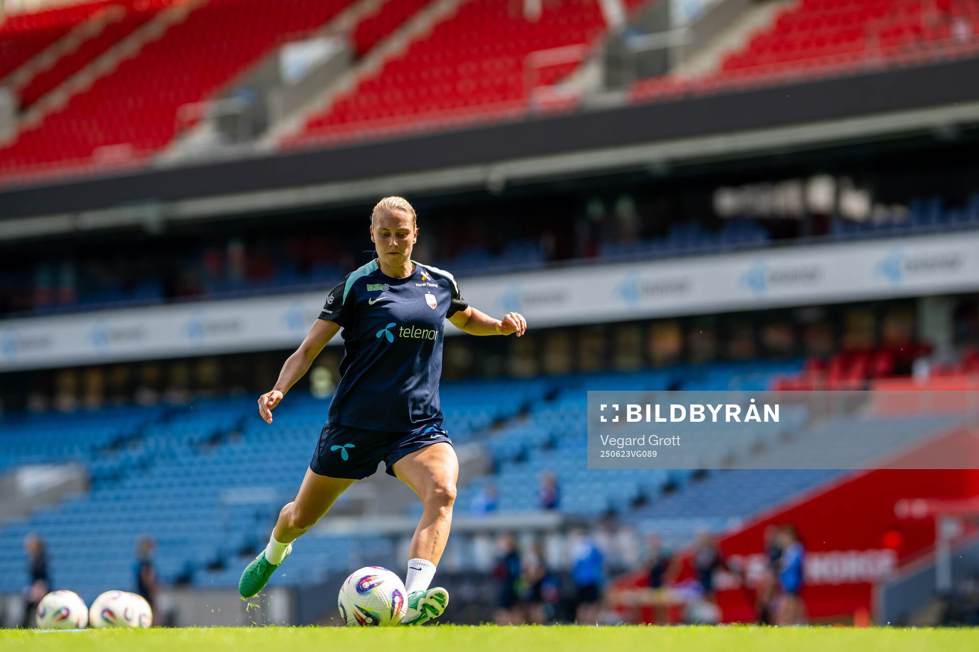 Lisa Naalsund of the Norwegian women's national football
