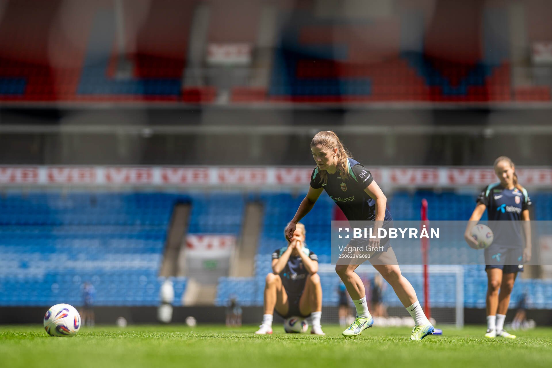 Maren Mjelde of the Norwegian women's national football team