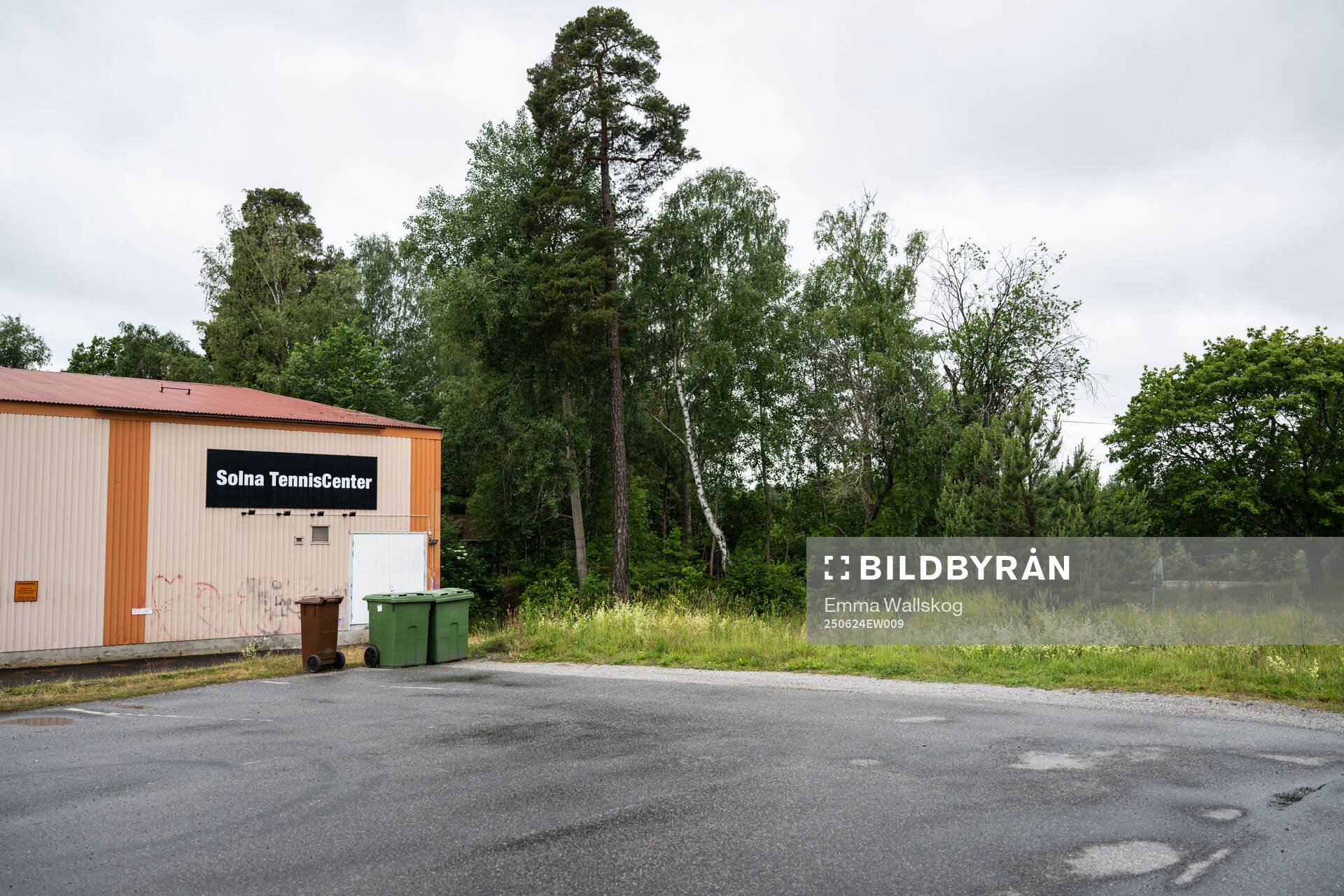 En generell vy över Solna Tenniscenter som angränsar till