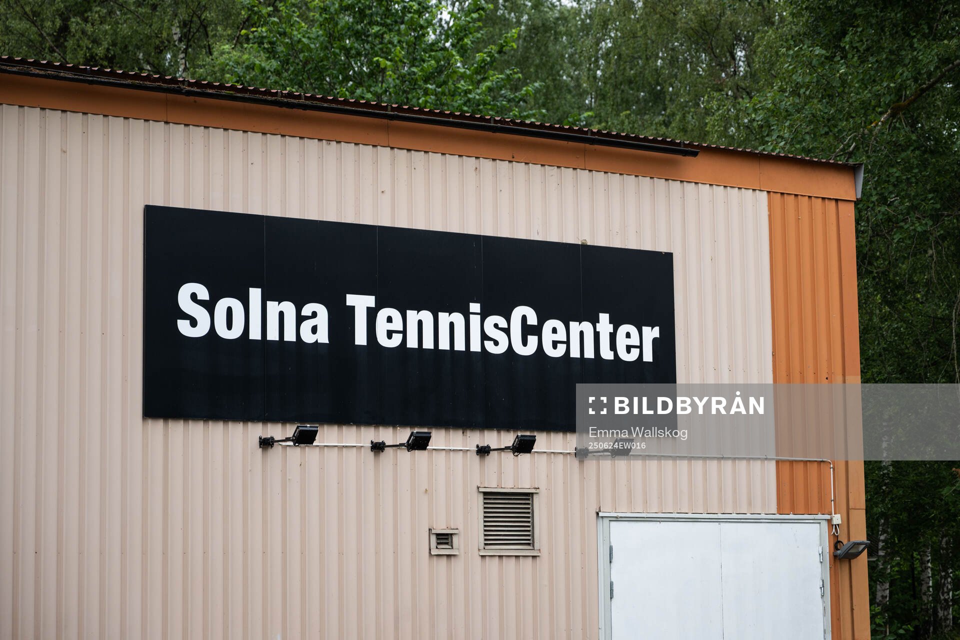 En generell vy över Solna Tenniscenter som angränsar till
