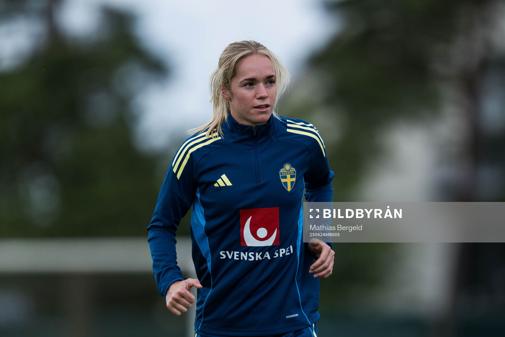 Hanna Lundkvist of the Swedish women's national football