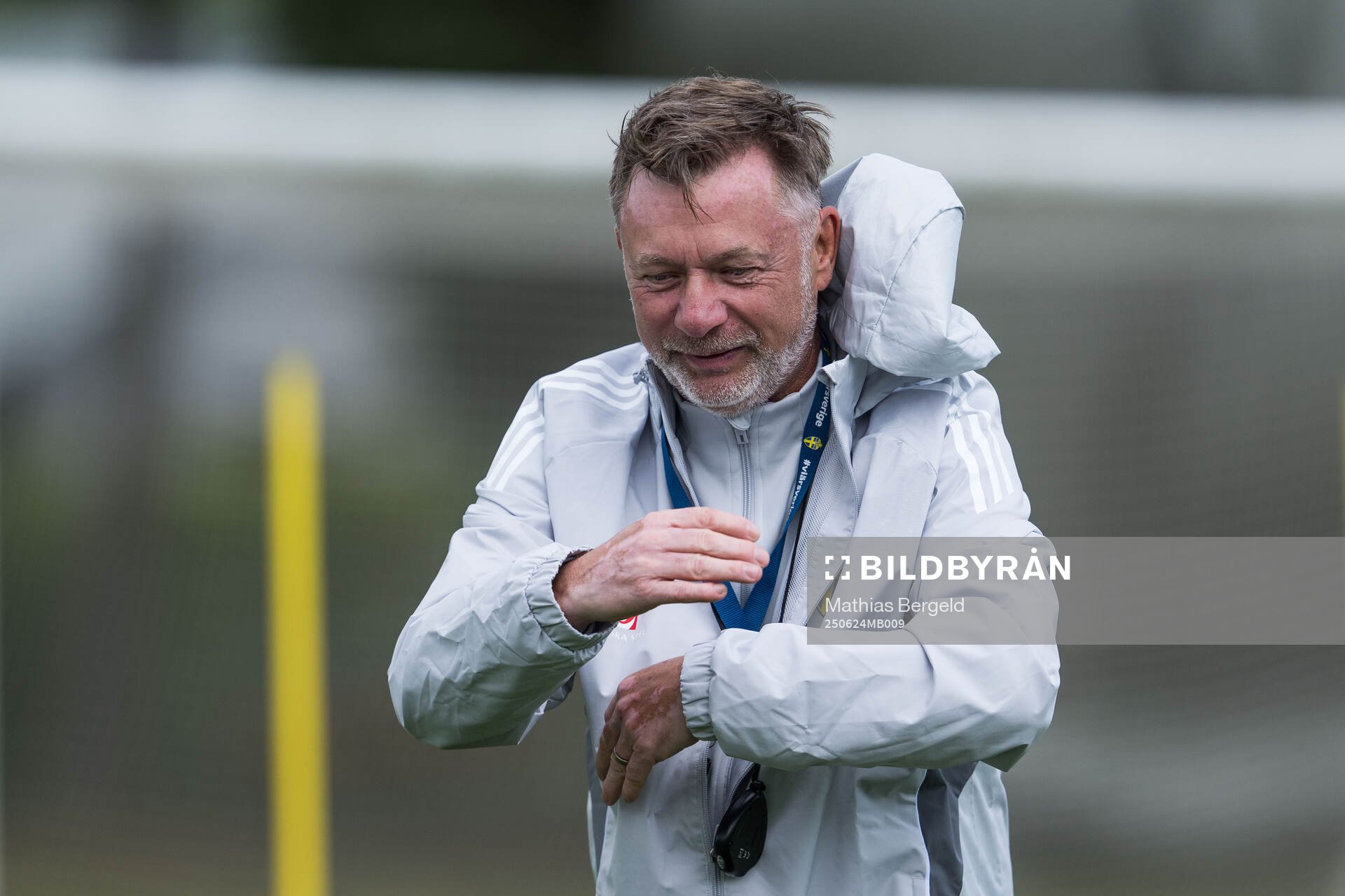 Head coach Peter Gerhardsson of the Swedish women's
