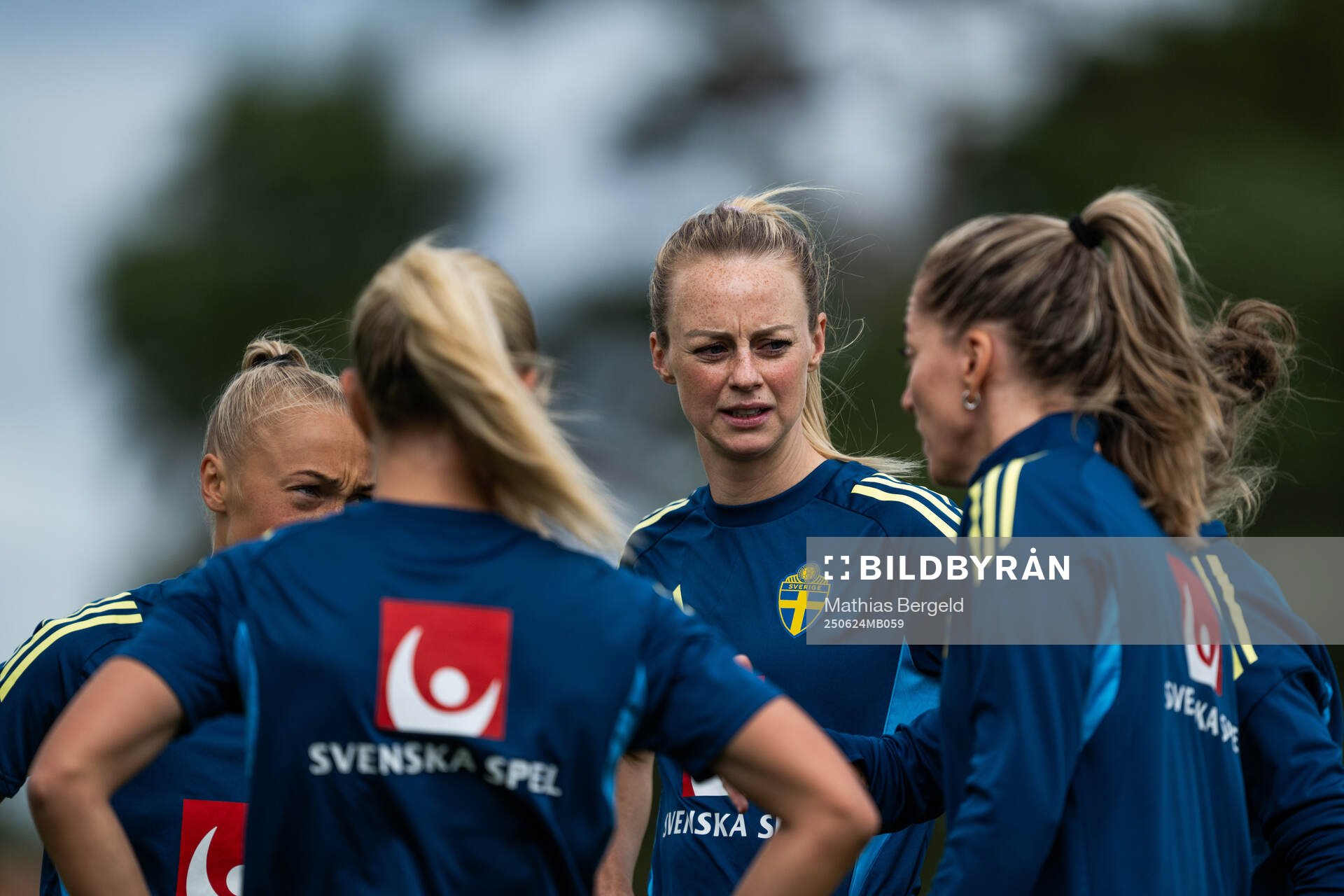 Hanna Bennison and Amanda Ilestedt of the Swedish women's