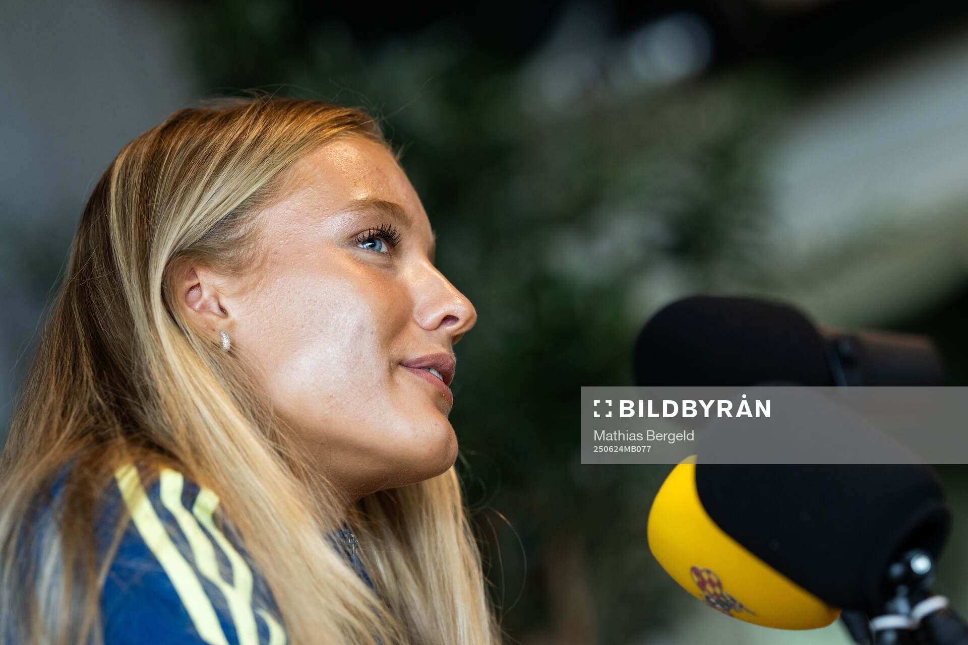 Smilla Holmberg of the Swedish women's national football