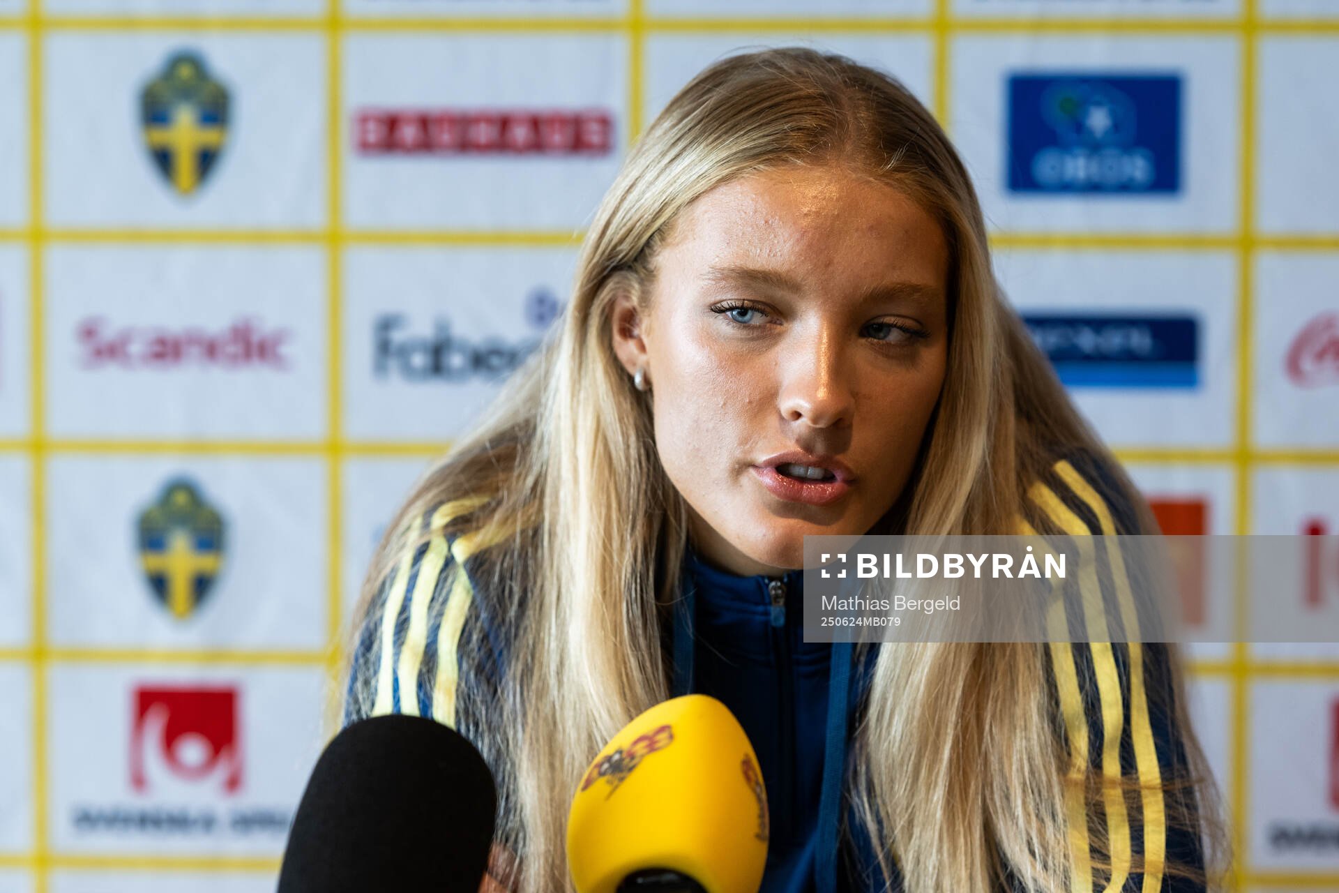 Smilla Holmberg of the Swedish women's national football