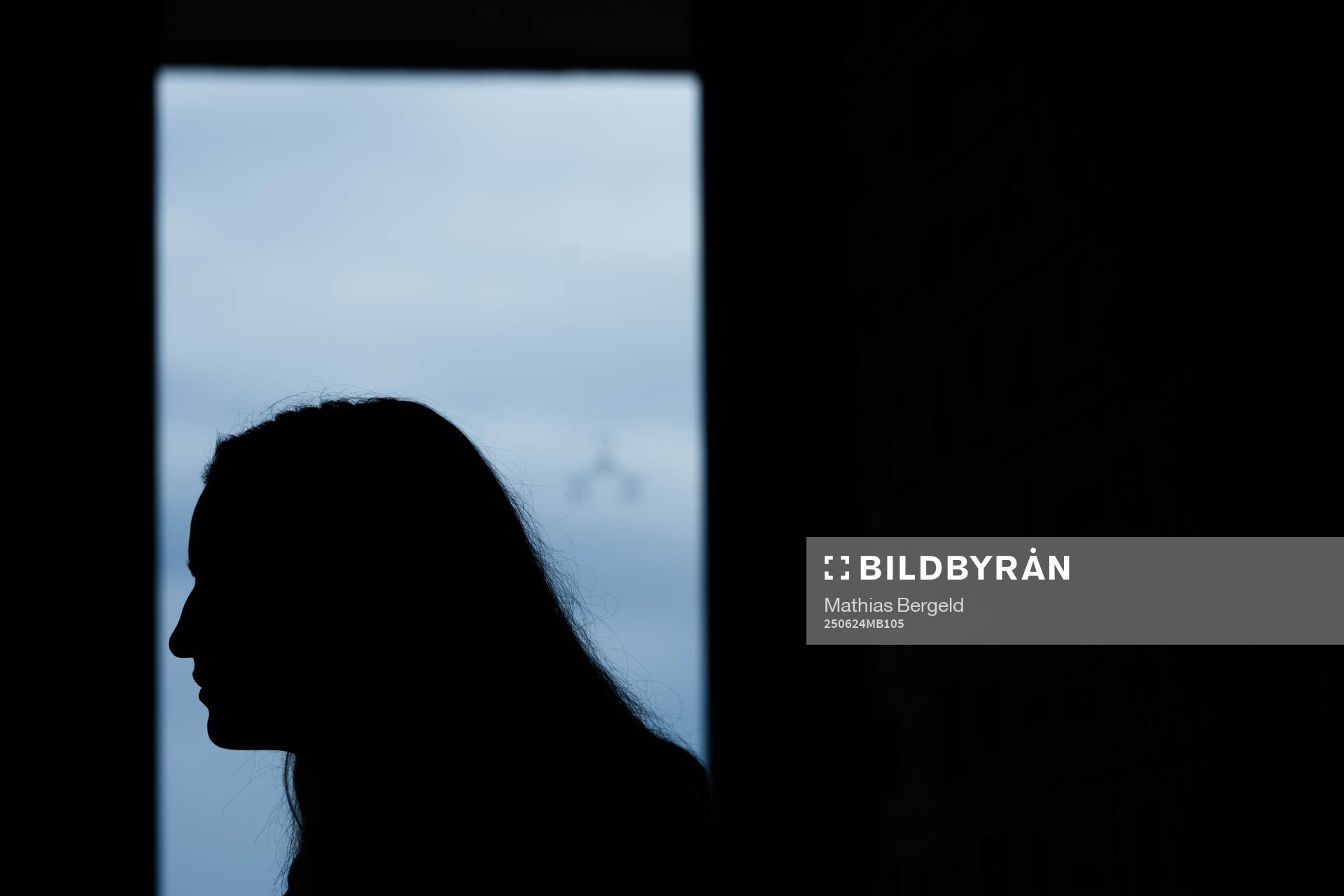 Silhouette of Nathalie Björn of the Swedish women's