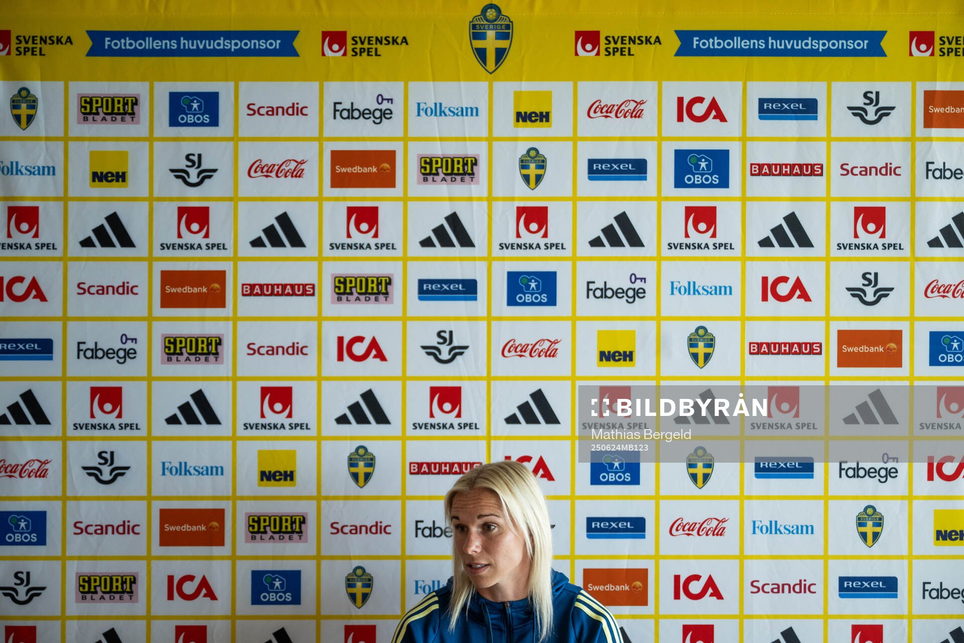 Jonna Andersson of the Swedish women's national football