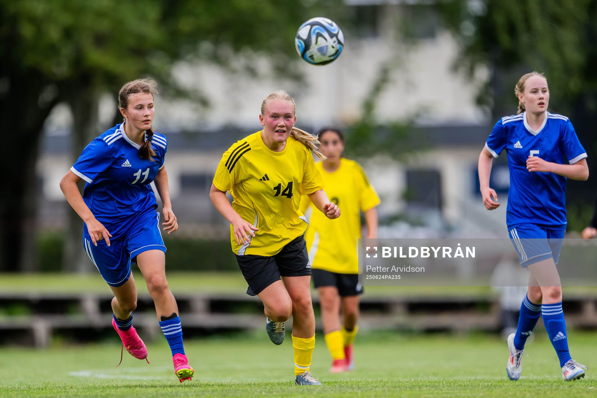 Moa Cederström, FC Nordsjälland och Alma Sundgren, QBIK