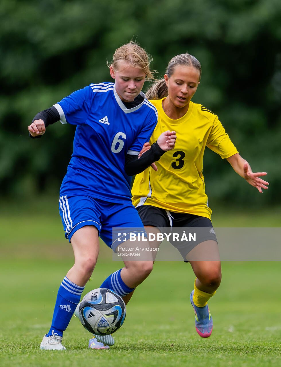 Elsa Nyberg, Färjestadens GOIF och Tamina Durakovic, QBIK