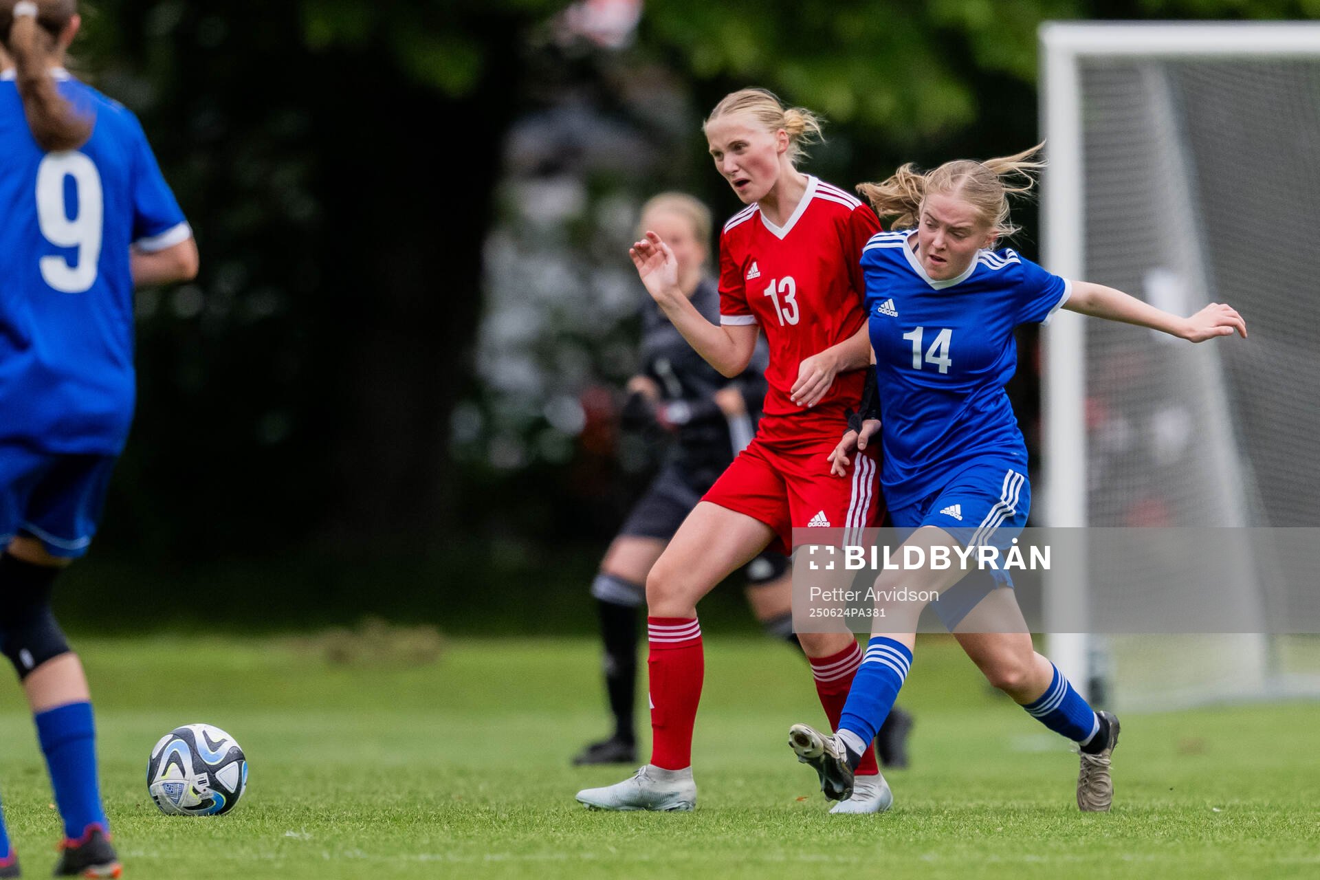 Moa Egsonius, FC Trollhättan och Vera Norberg,