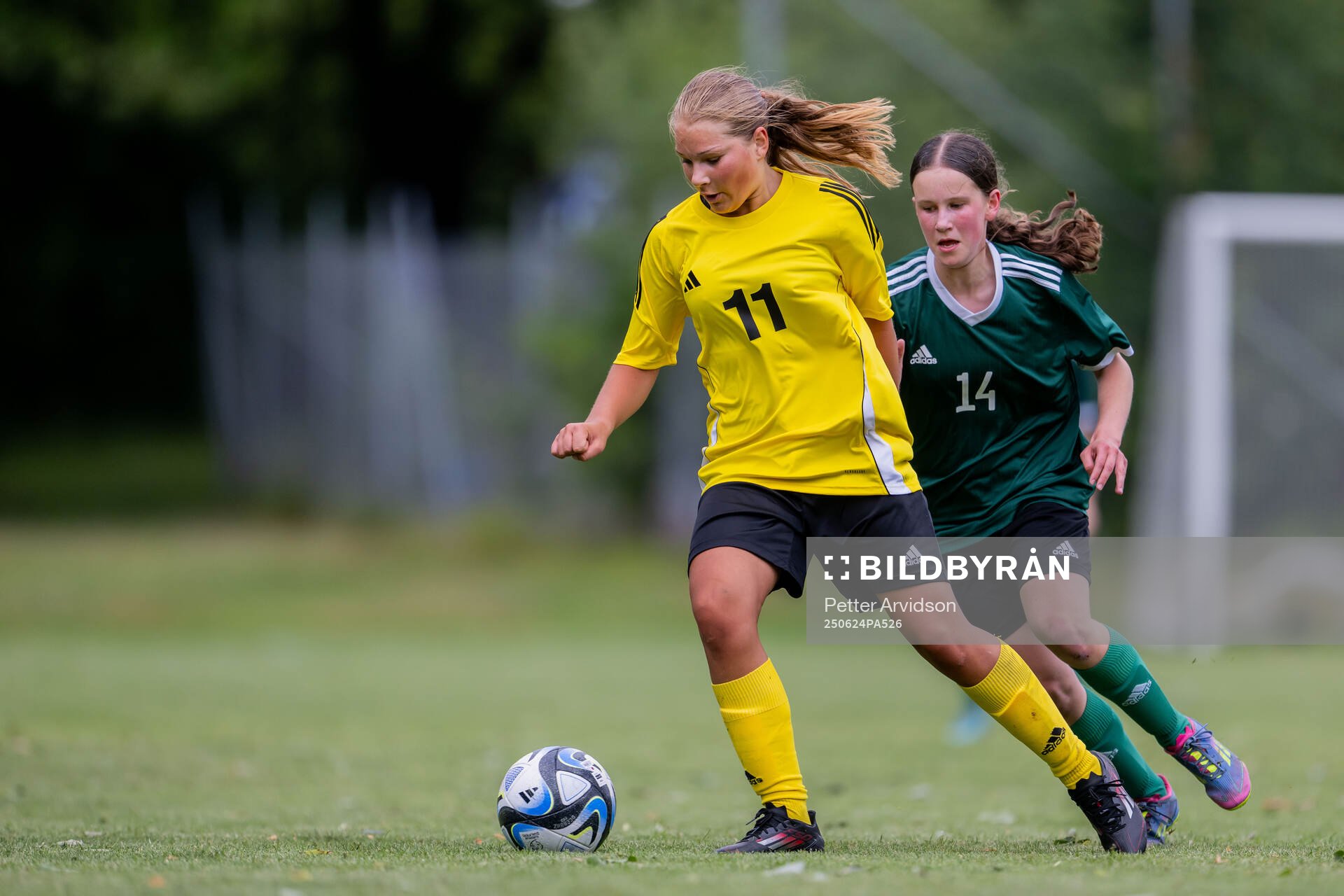 Julia Mesa Moreno, Melleruds IF och Lindy Viljoen, Sunnanå