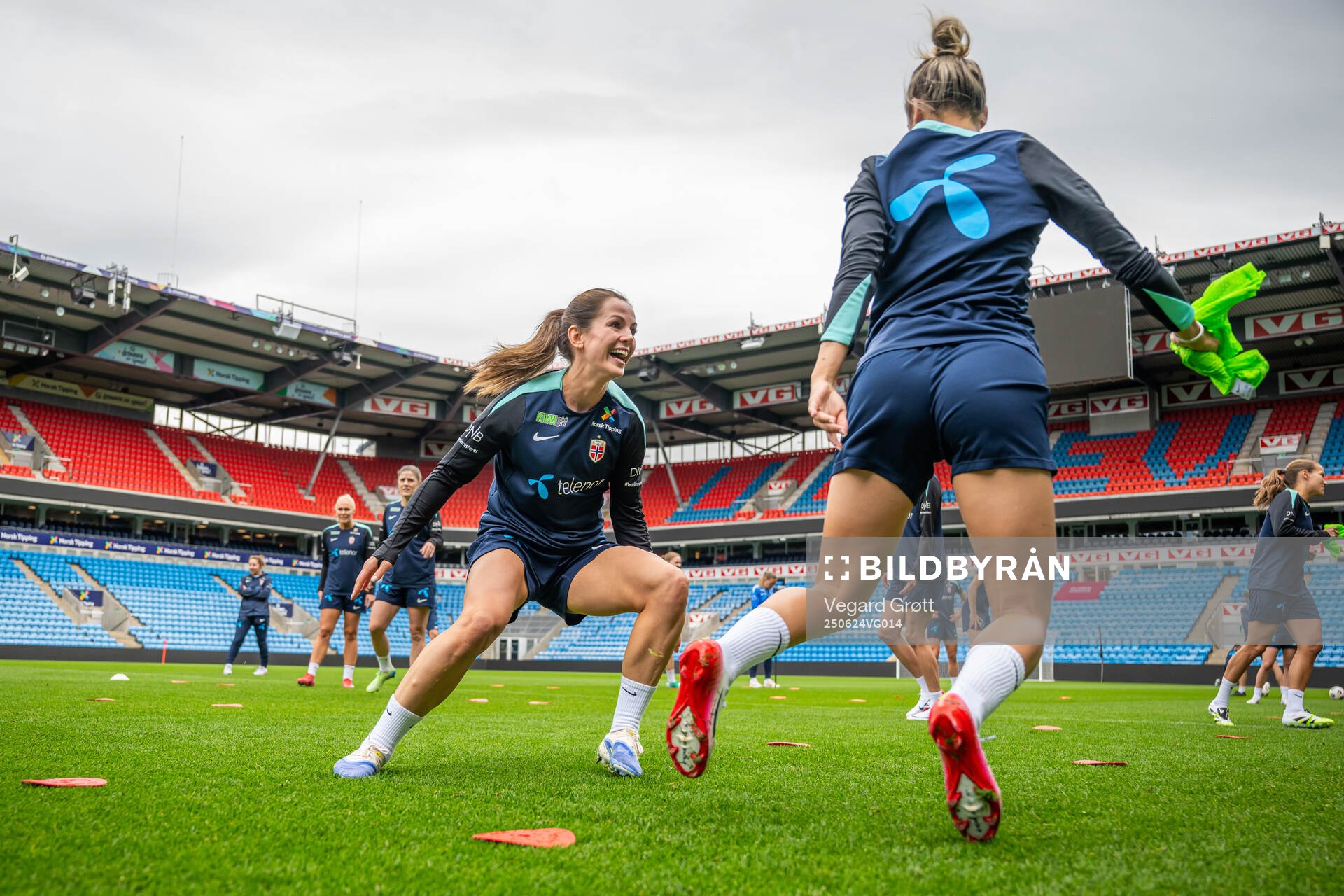 Tuva Hansen of the Norwegian women's national football team