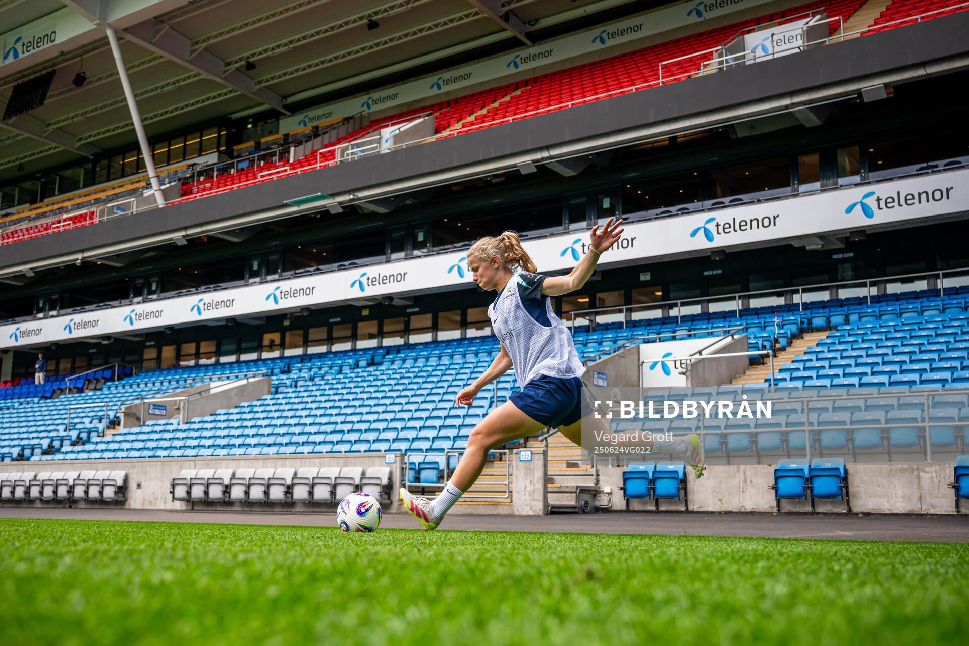 Justine Kielland of the Norwegian women's national football
