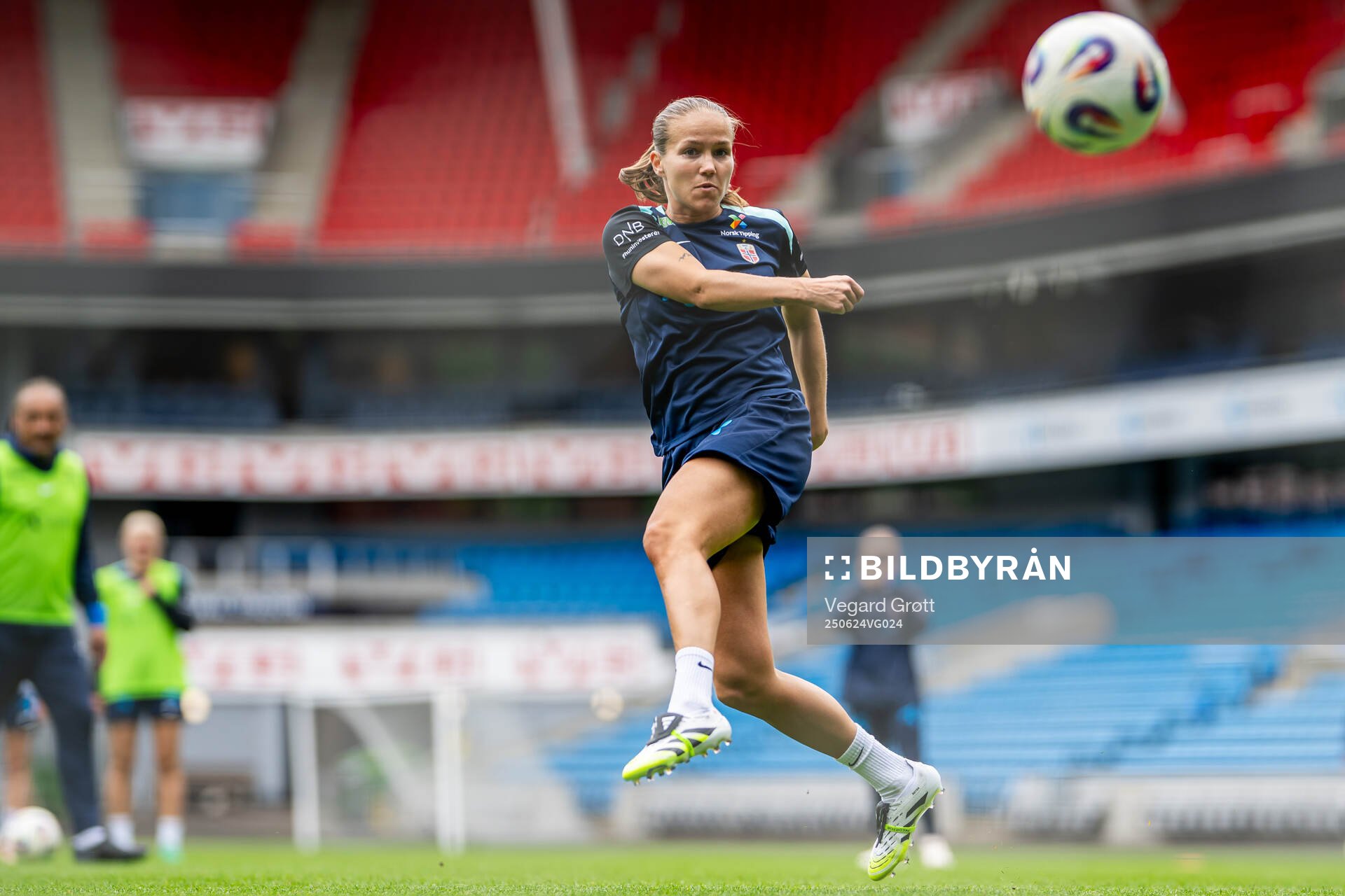 Guro Reiten of the Norwegian women's national football team