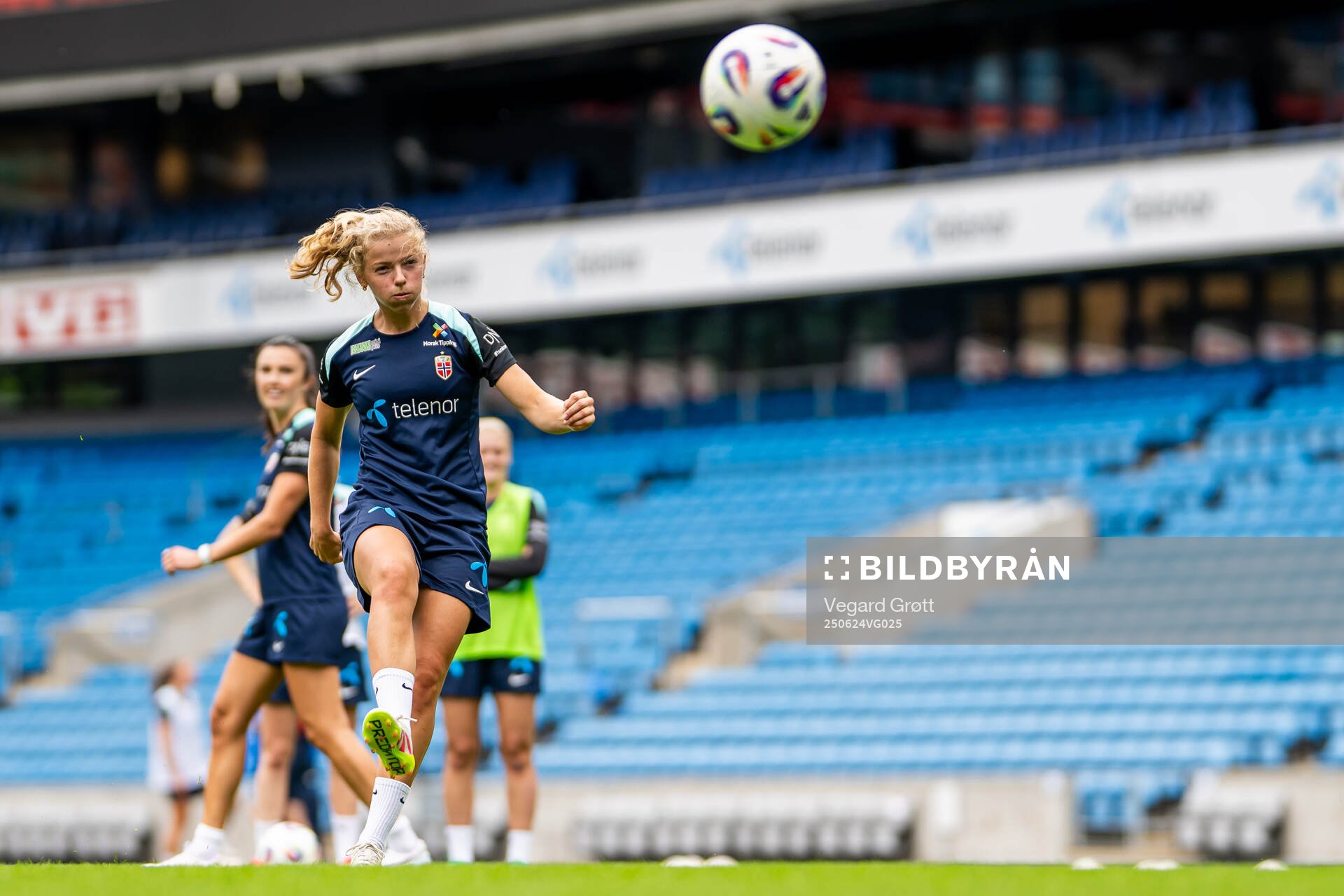 Justine Kielland of the Norwegian women's national football