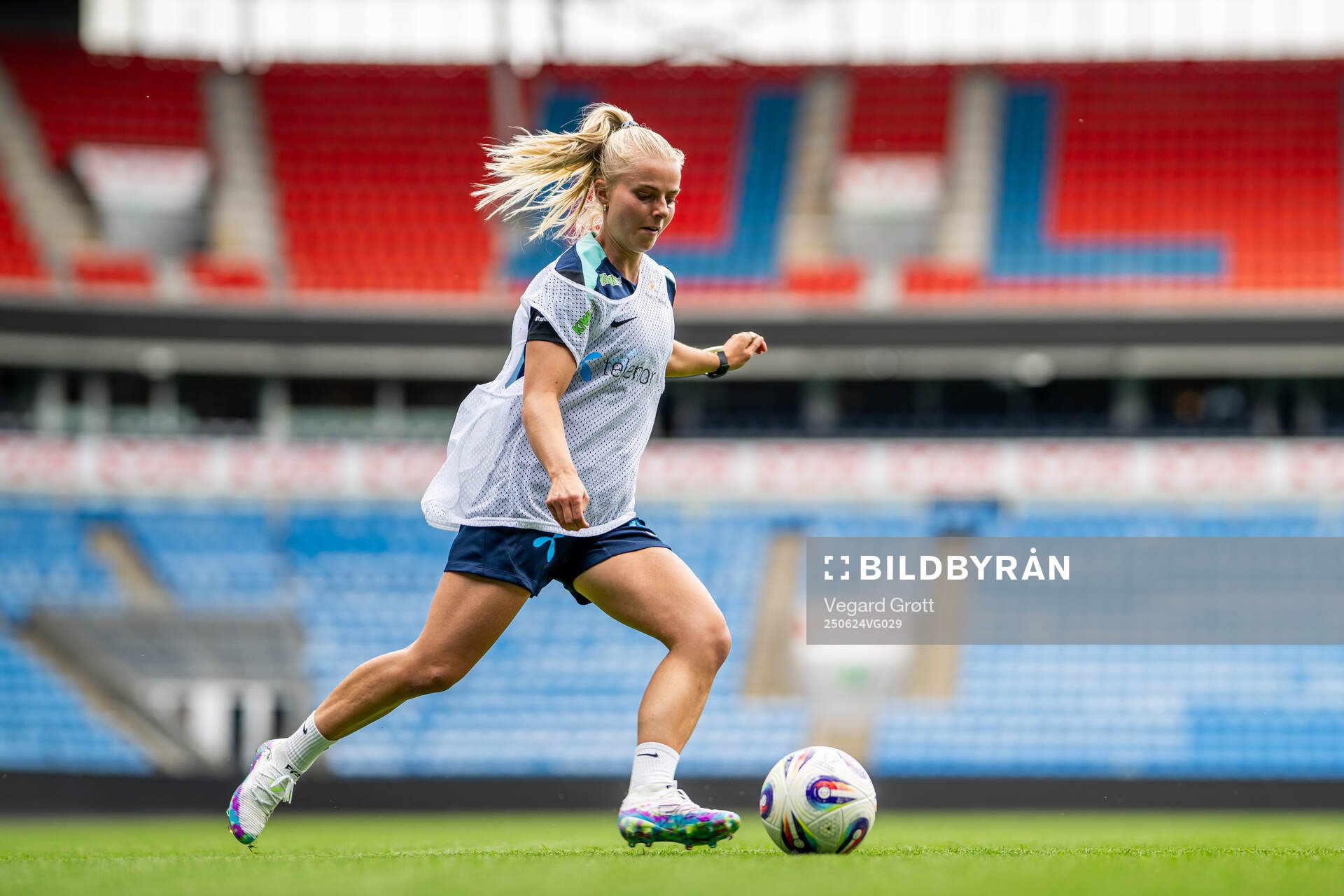Emilie Woldvik of the Norwegian women's national football
