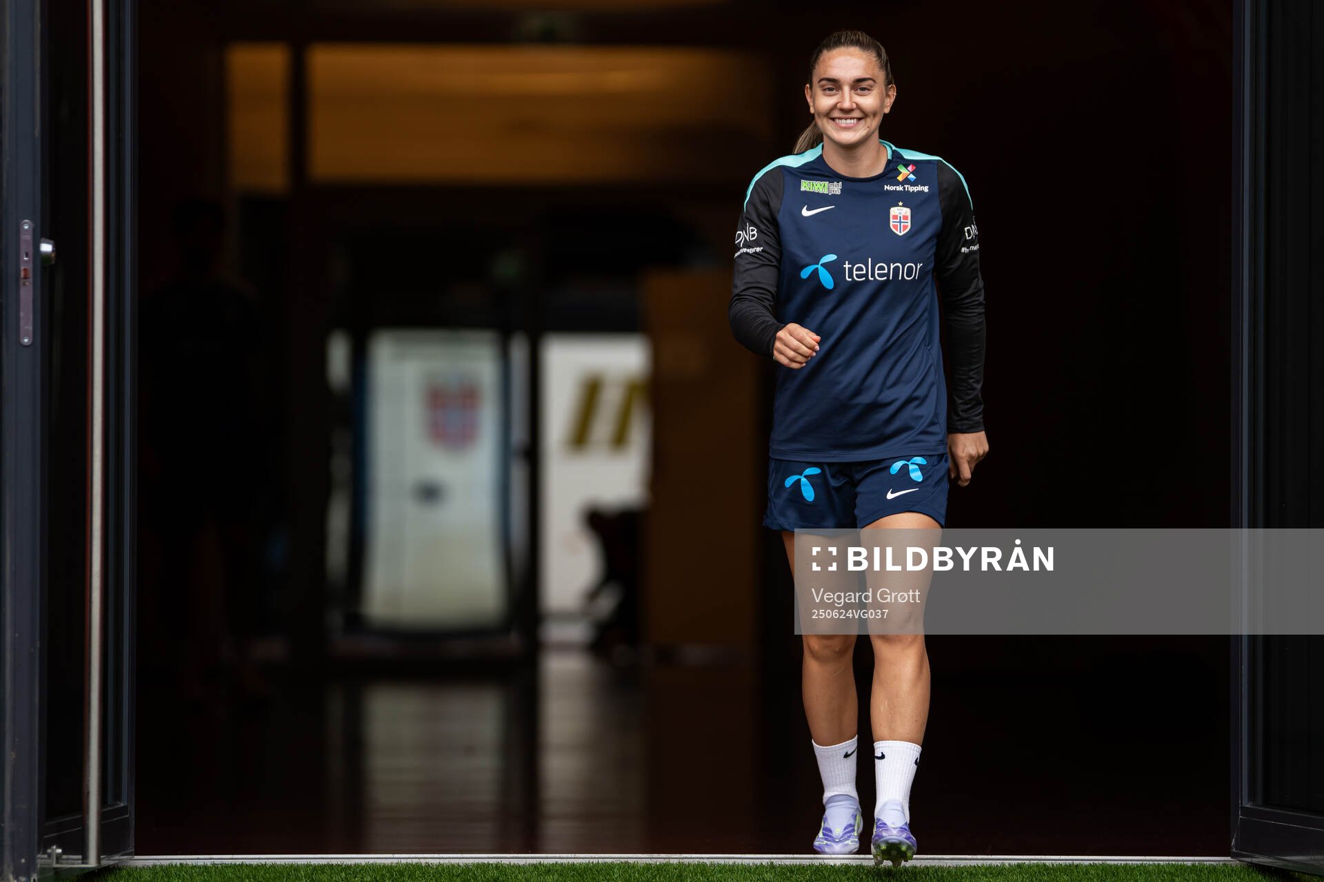 Vilde Bøe Risa of the Norwegian women's national football